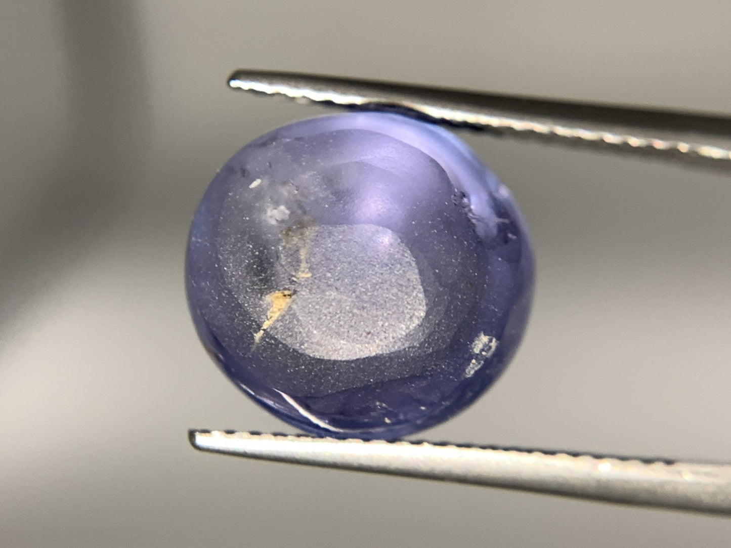 スターサファイア 天然 12.814ct 中央宝石ソーティング付き 12.5㎜×11.8㎜×8.0㎜ 天然 ルース（ 裸石 ） 5027Y