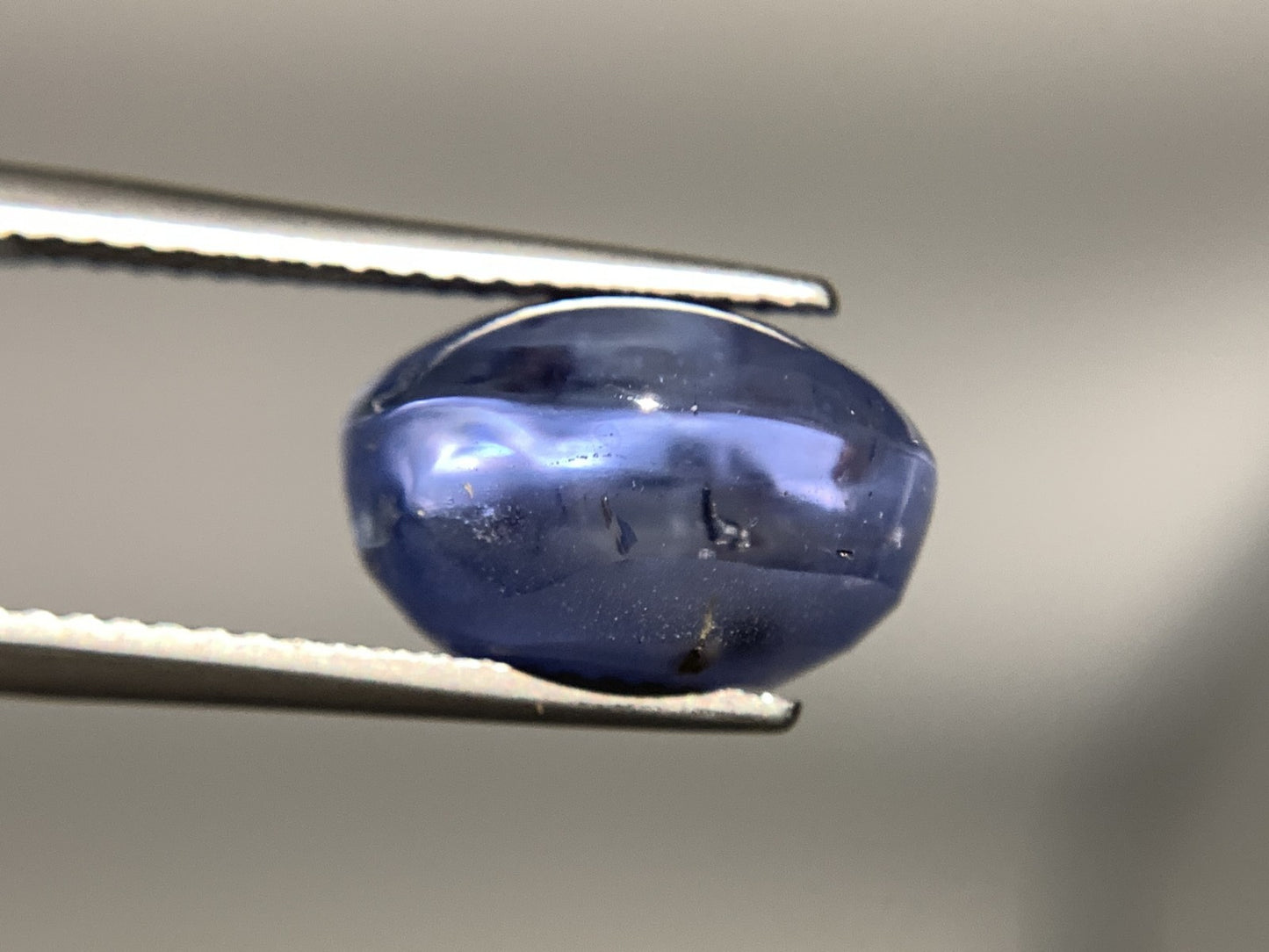 スターサファイア 天然 12.814ct 中央宝石ソーティング付き 12.5㎜×11.8㎜×8.0㎜ 天然 ルース（ 裸石 ） 5027Y
