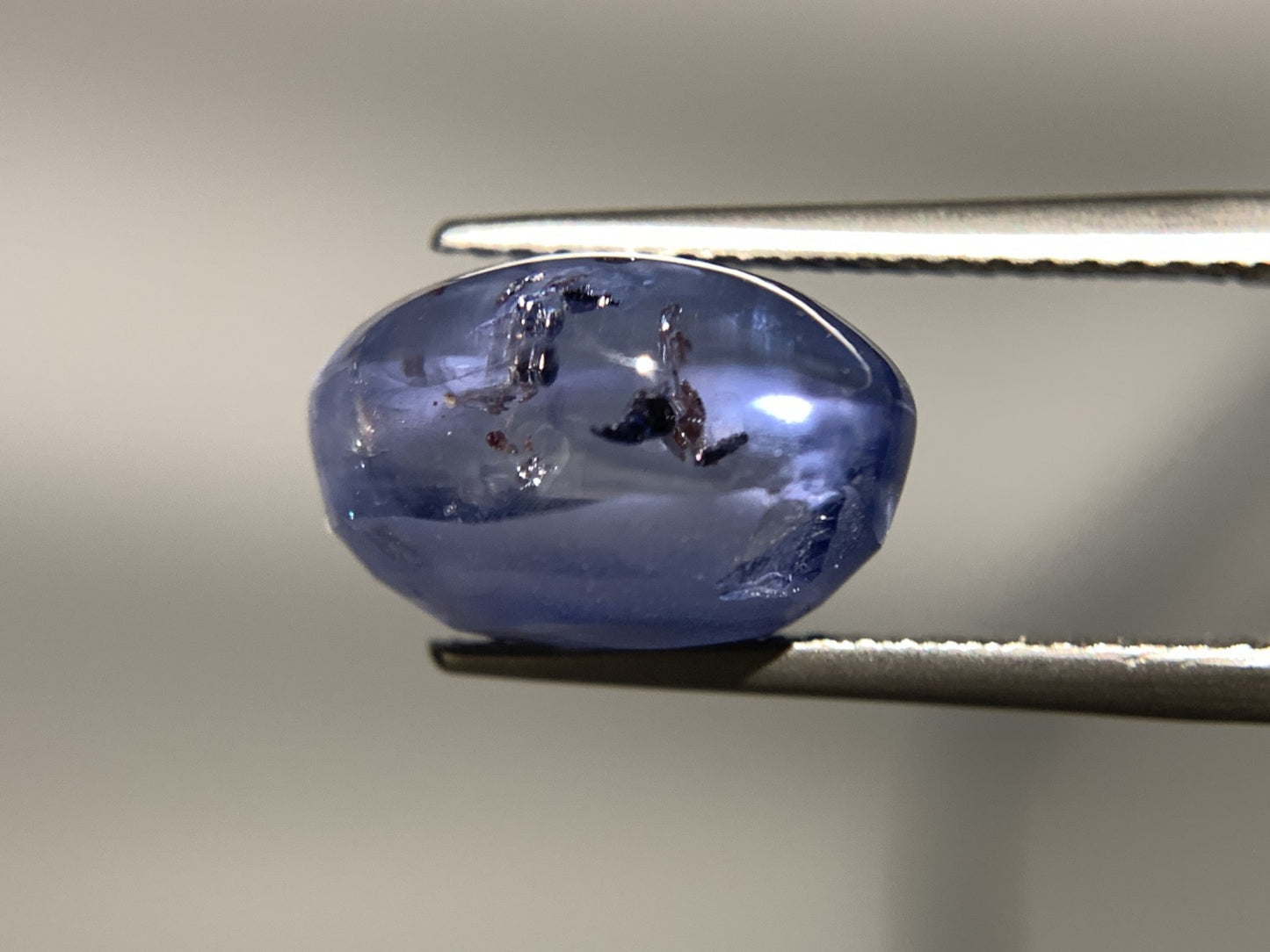 スターサファイア 天然 12.814ct 中央宝石ソーティング付き 12.5㎜×11.8㎜×8.0㎜ 天然 ルース（ 裸石 ） 5027Y