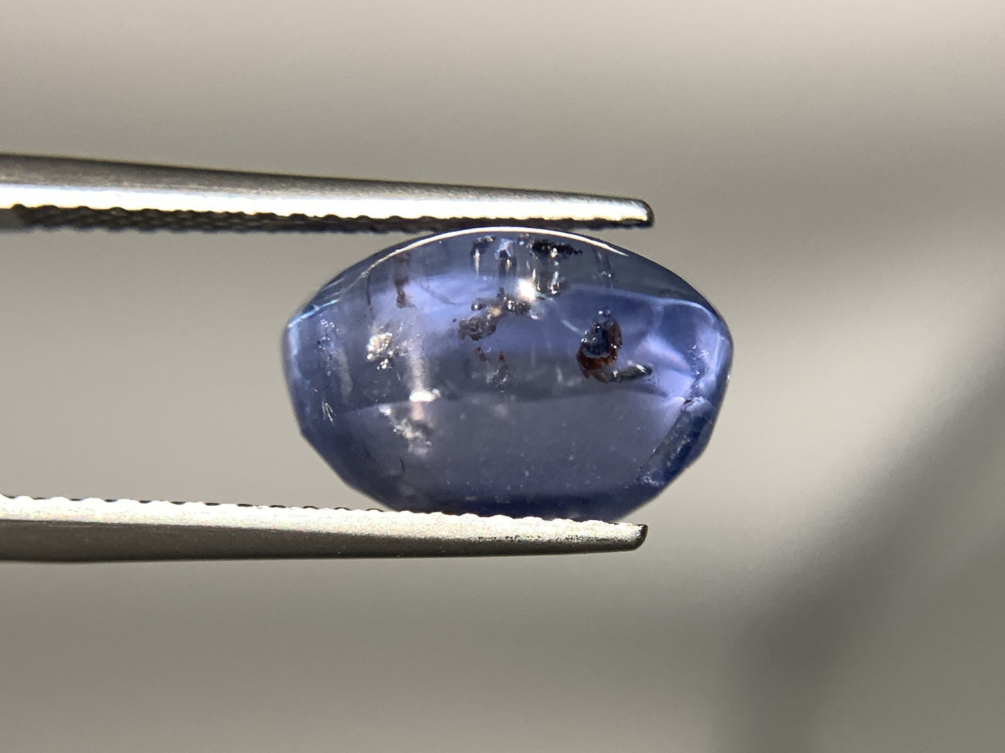 スターサファイア 天然 12.814ct 中央宝石ソーティング付き 12.5㎜×11.8㎜×8.0㎜ 天然 ルース（ 裸石 ） 5027Y