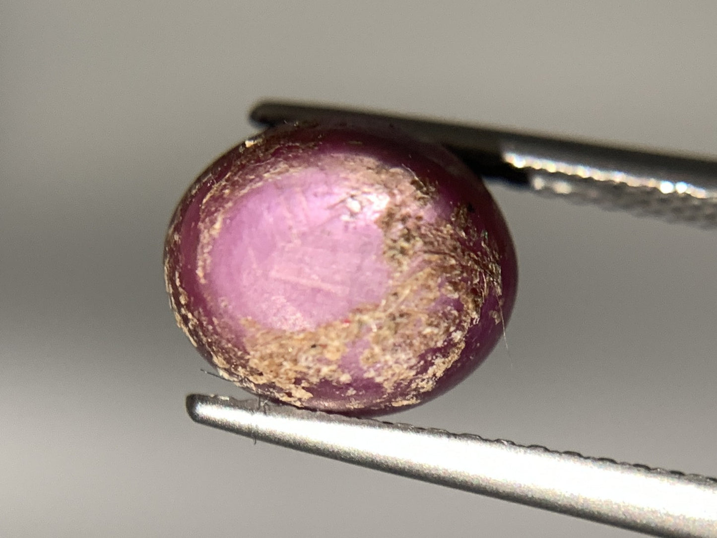 スタールビー 天然 5.848ct 宝石ソーティング付き 9.1㎜×7.7㎜×7.9㎜ ラッピング無料 ルース（ 裸石 ） 5120Y