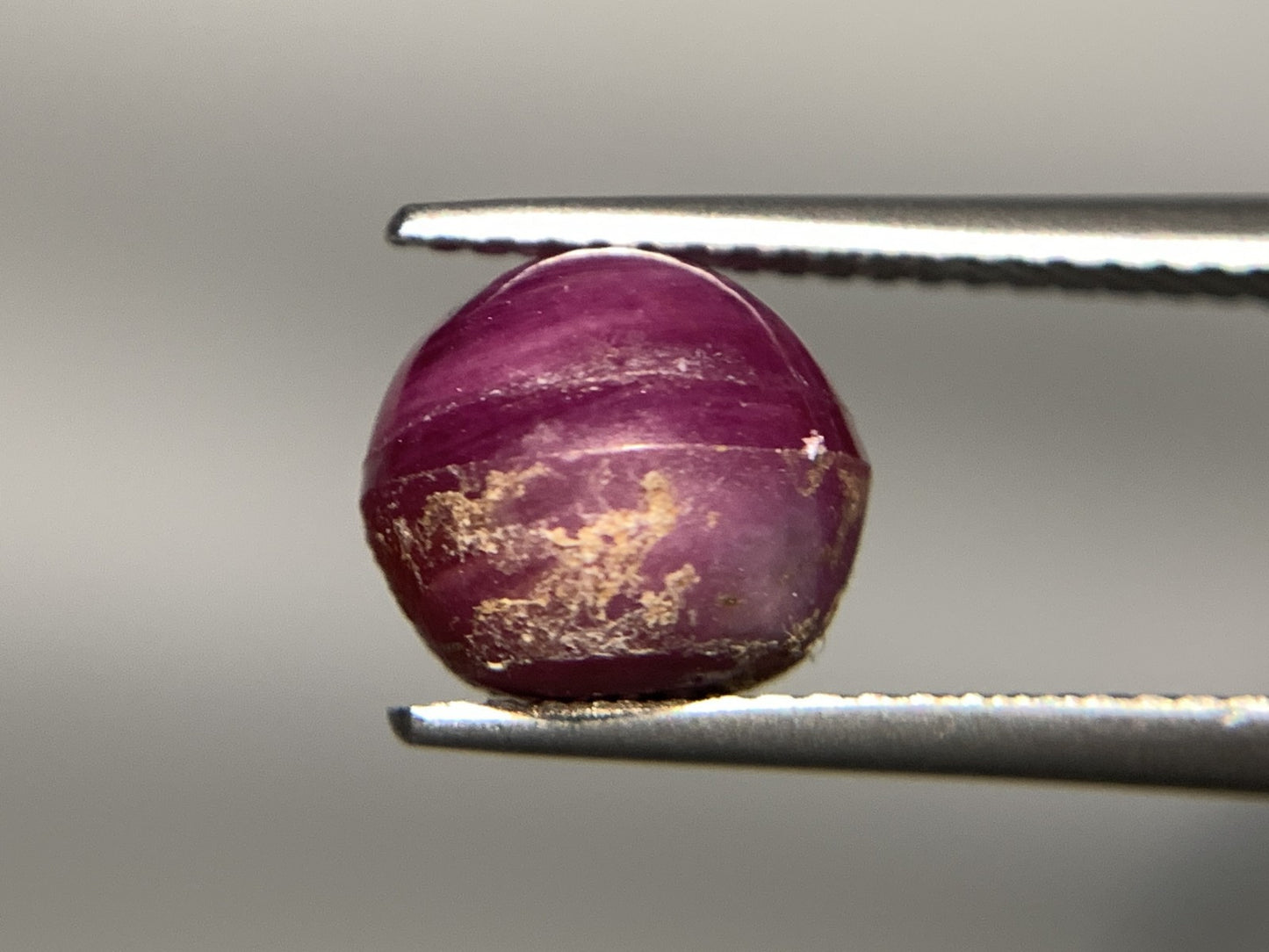 スタールビー 天然 5.848ct 宝石ソーティング付き 9.1㎜×7.7㎜×7.9㎜ ラッピング無料 ルース（ 裸石 ） 5120Y