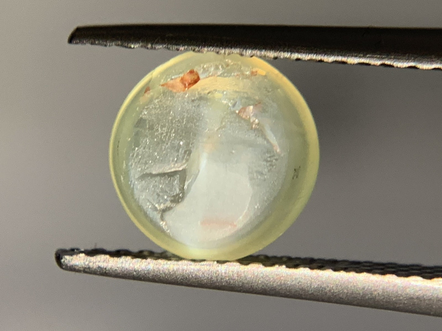クリソベリルキャッツアイ 2.259ct  宝石ソーティング付き  7.5㎜×7.3㎜×4.0㎜  ルース（ 裸石 ） 2023Y