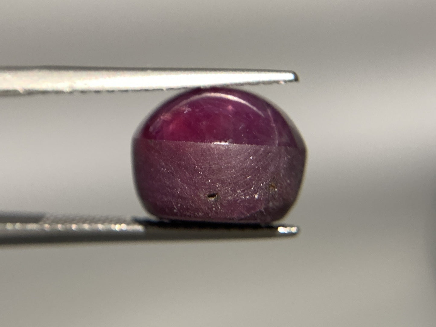 スタールビー 天然 15.576ct 宝石ソーティング付き 13.1㎜×11.2㎜×8.9㎜ ラッピング無料 ルース（ 裸石 ） 5211Y