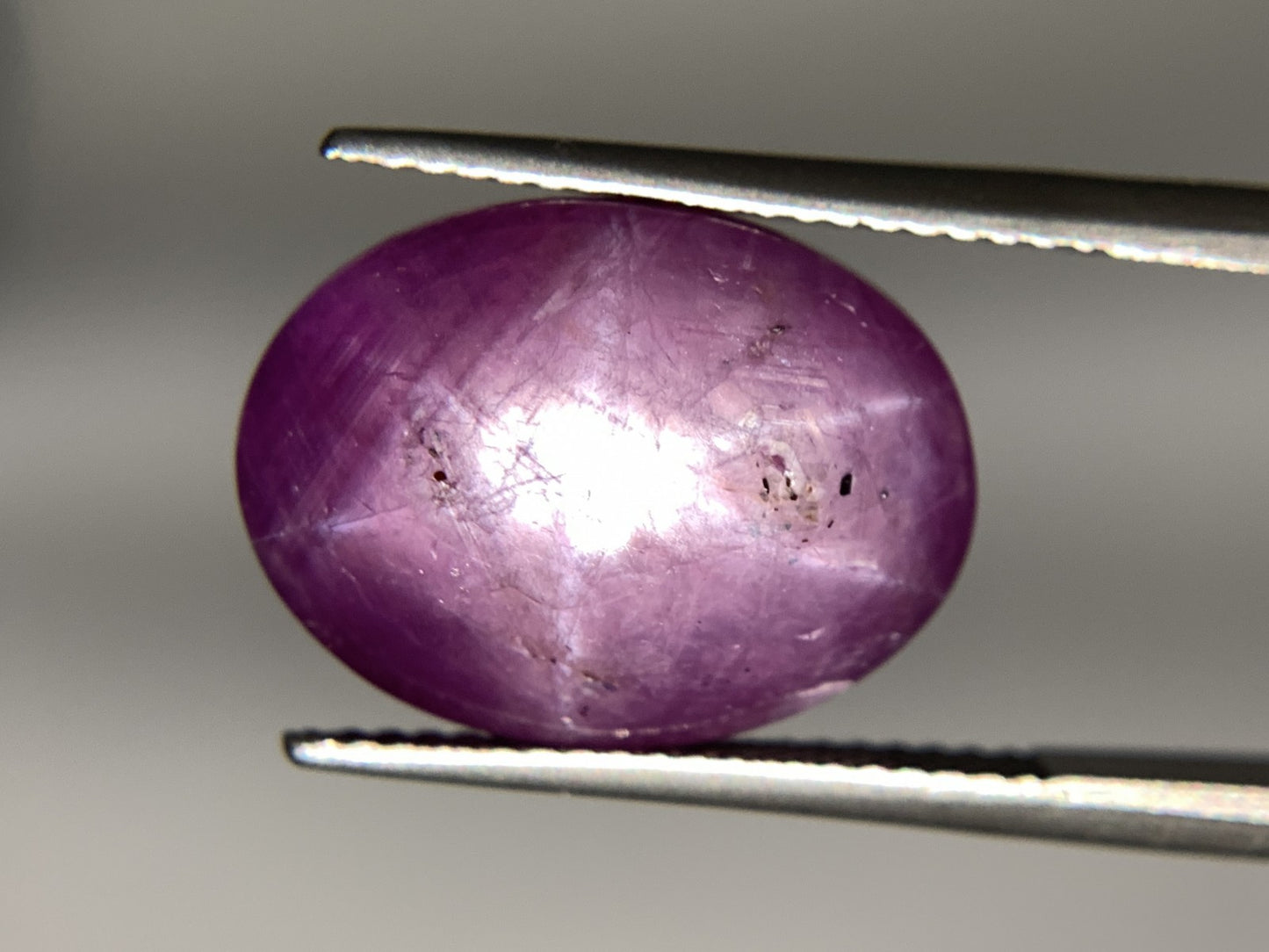 スターサファイア 天然  15.831ct  宝石ソーティング付き  16.1㎜×12.1㎜×6.8㎜  ルース（ 裸石 ）  5010Y