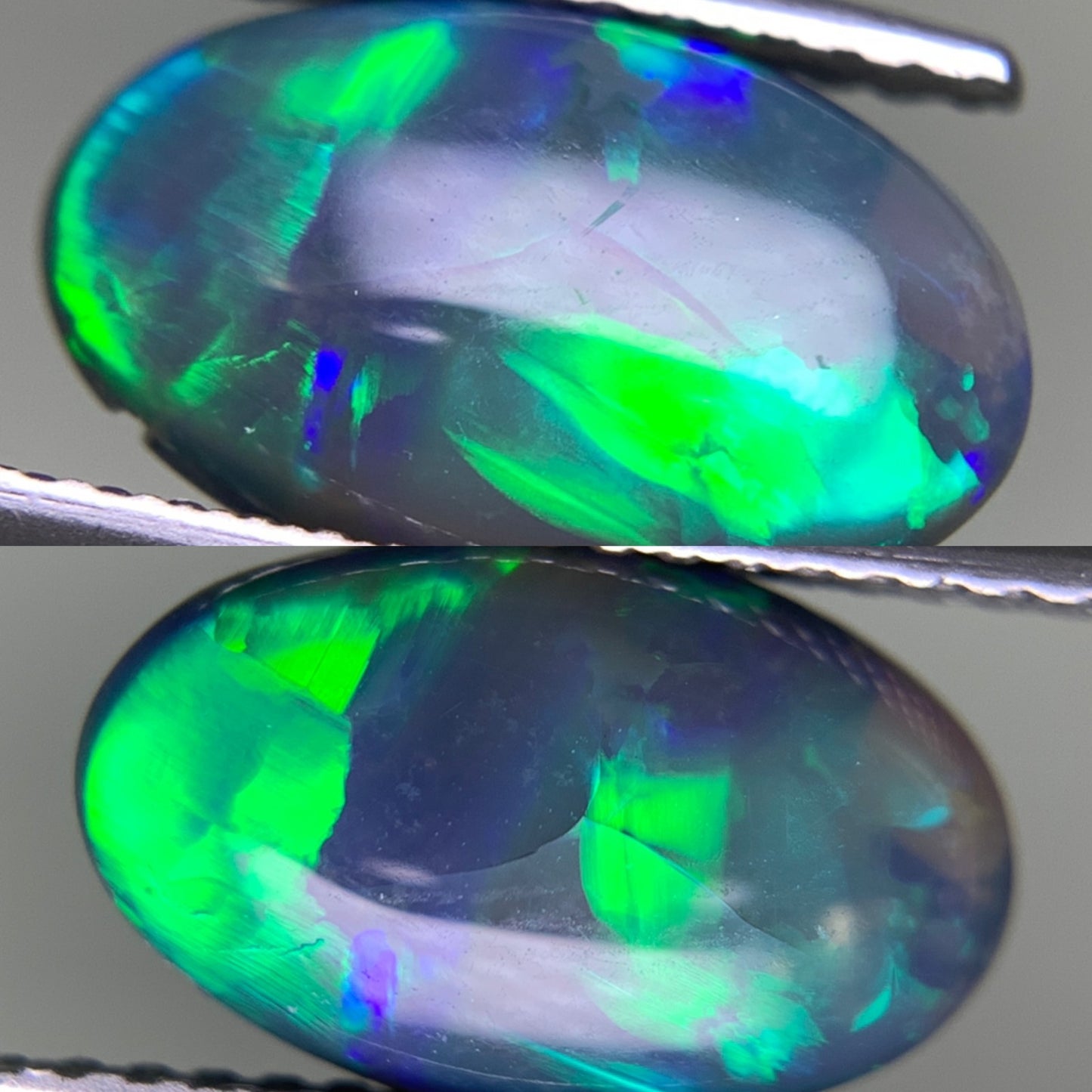ブラックオパール 1.778ct 宝石ソーティング付き  12.0㎜×7.4㎜×3.5㎜  ルース（ 裸石 ） 2601Y