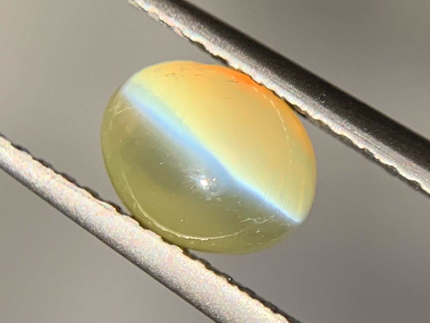 クリソベリルキャッツアイ 1.910ct  宝石ソーティング付き  7.0㎜×5.8㎜×4.5㎜  ルース（ 裸石 ） 2073Y