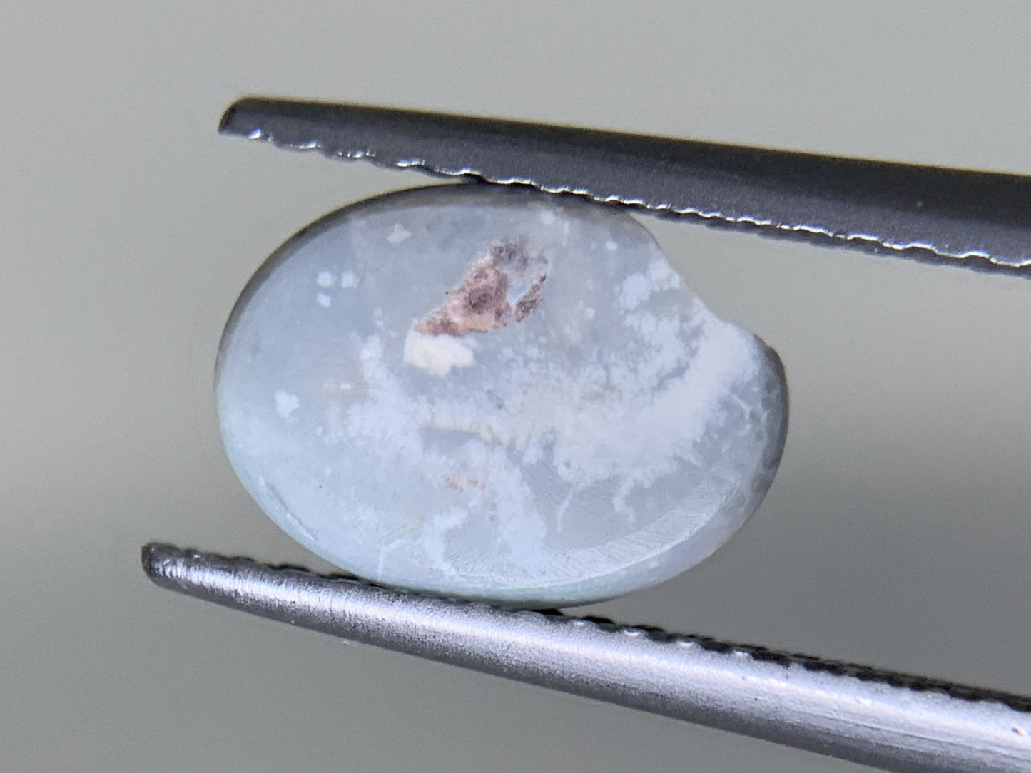 ブラックオパール 天然  1.089ct  宝石ソーティング付き  9.3㎜×6.8㎜×2.5㎜ ルース（ 裸石 ）  6156Y