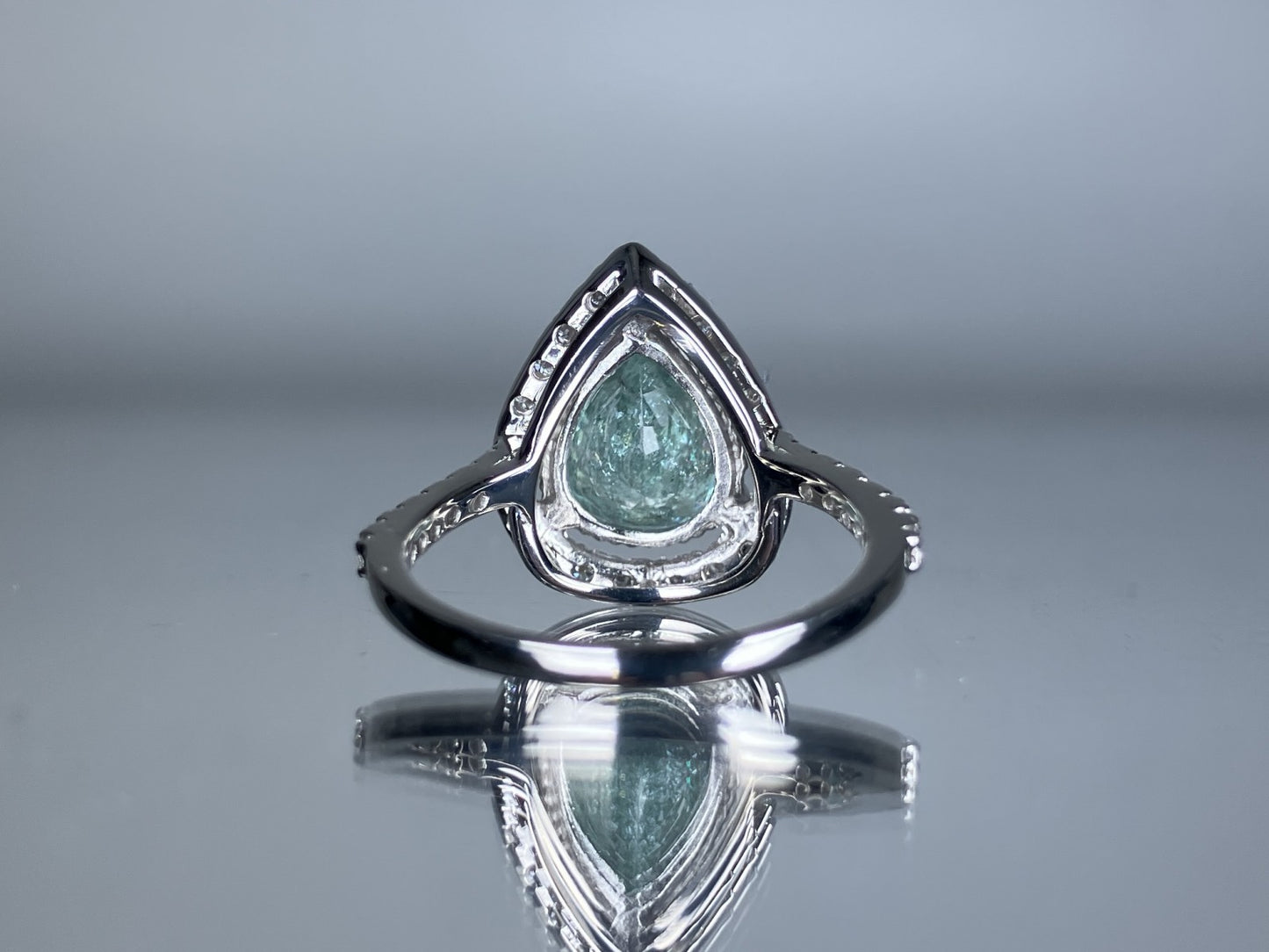 パライバトルマリン 2.025ct 中央宝石研究所鑑別書（CGL） D0.56ct PT900 4.7g 指輪 （JP10号） サイズ直し無料 7933S