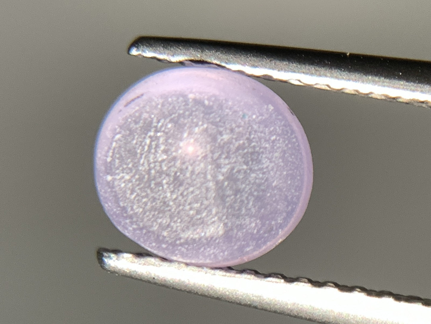 バイオレットスターサファイア 天然 1.585ct 宝石ソーティング付き 6.7㎜×6.2㎜×3.3㎜ ルース（ 裸石 ） 7025Y