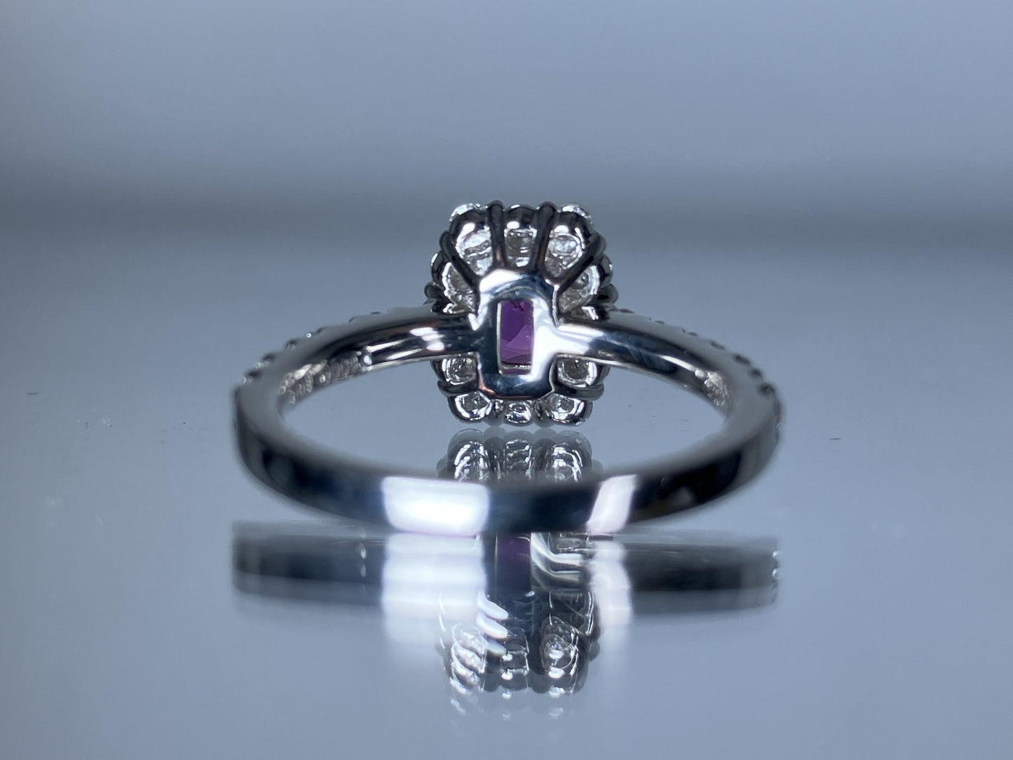 ピンクサファイア 1.01ct 非加熱 NoHeat GIA鑑別書 D0.57ct PT900 5.2g 指輪 （JP11号） サイズ直し無料 8115S