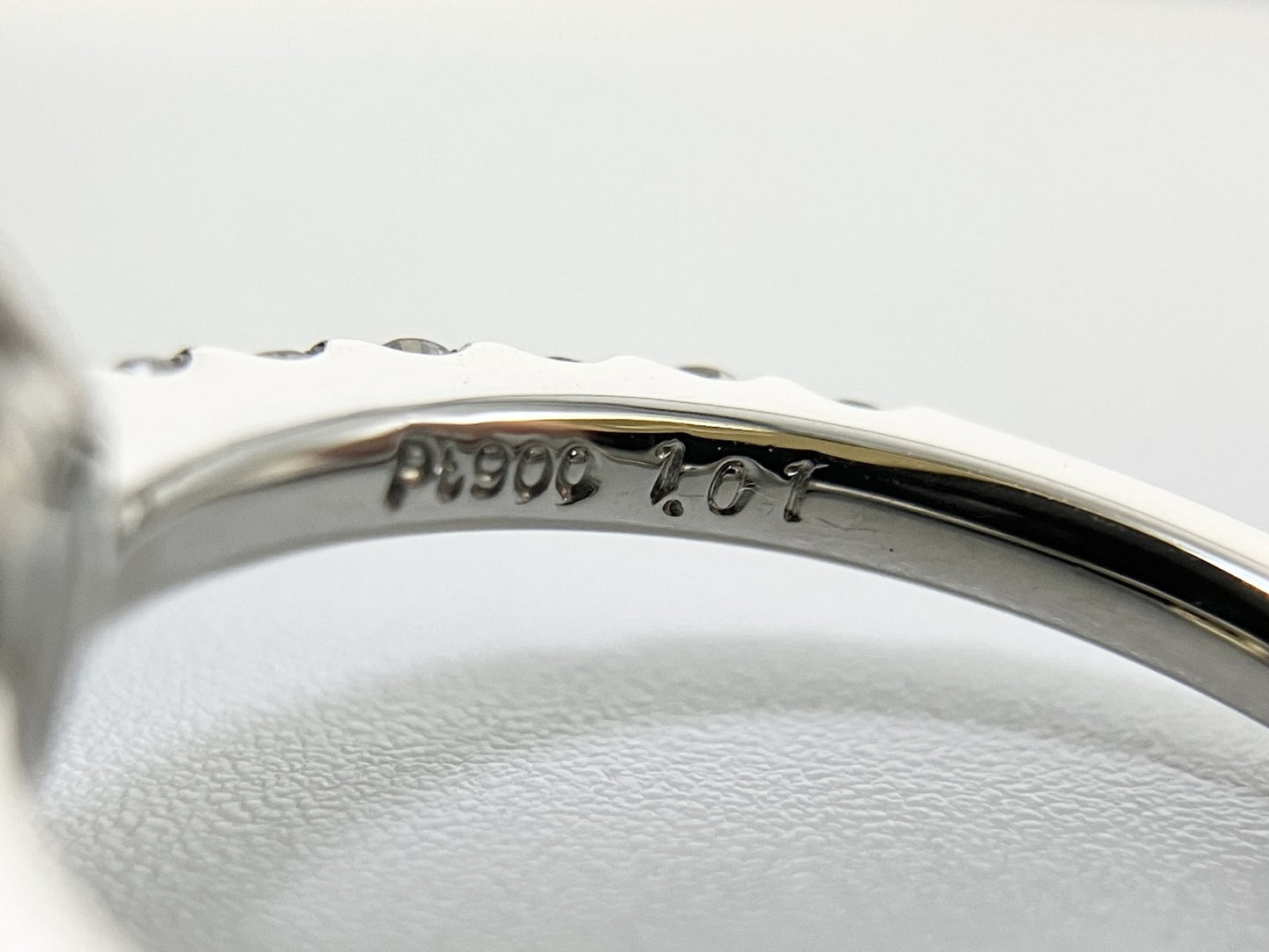 ピンクサファイア 1.01ct 非加熱 NoHeat GIA鑑別書 D0.57ct PT900 5.2g 指輪 （JP11号） サイズ直し無料 8115S