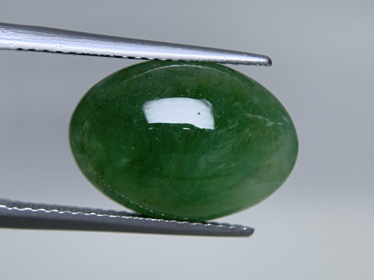 ヒスイ 翡翠 天然 8.701ct 宝石ソーティング付き 15.7㎜×11.2㎜×6.1㎜ ルース（ 裸石 ） 5978Y