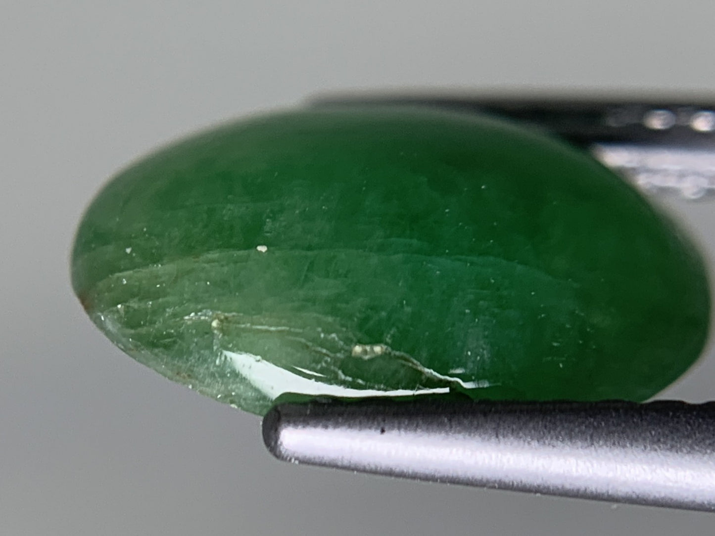 ヒスイ 翡翠 天然 2.135ct 宝石ソーティング付き 11.1㎜×7.3㎜×3.0㎜ ルース（ 裸石 ） 6006Y