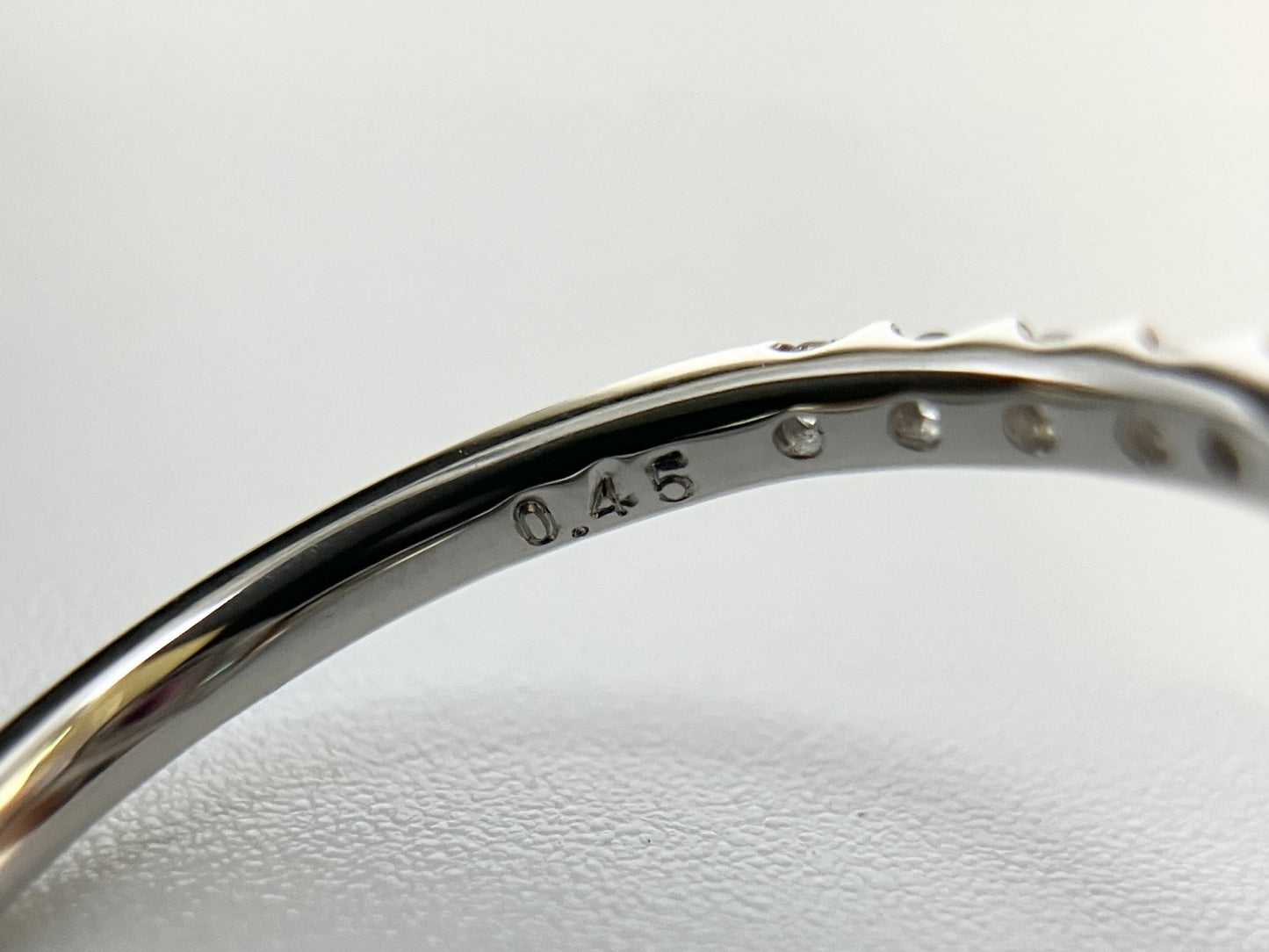 サファイア 1.04ct 非加熱 NoHeat GIA鑑別書 D0.45ct PT900 4.0g 指輪 （JP14号） サイズ直し無料 8117S