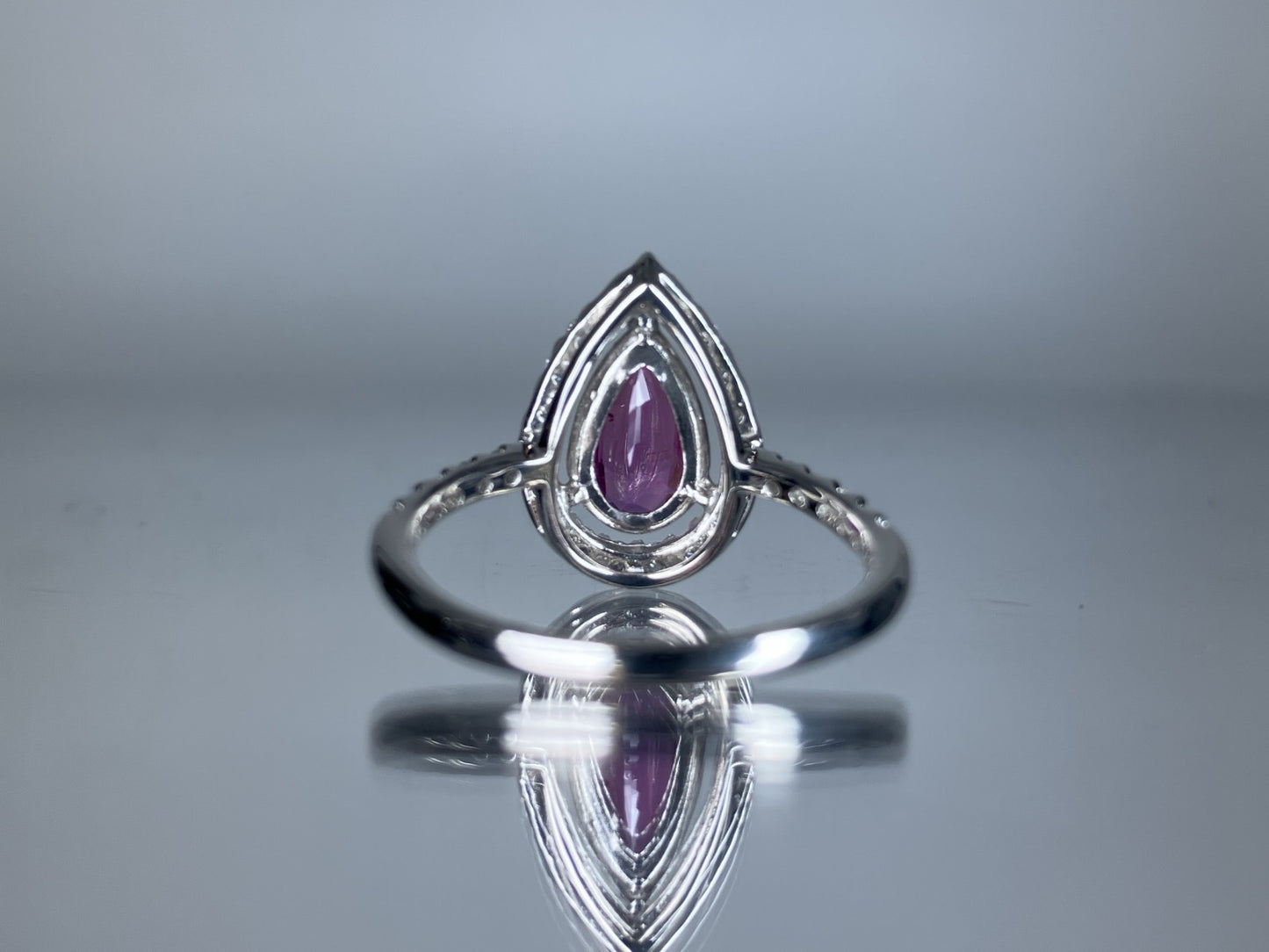 サファイア 1.16ct 非加熱 NoHeat GIA鑑別書 D0.45ct PT900 4.1g 指輪 （JP13号） サイズ直し無料 7793S