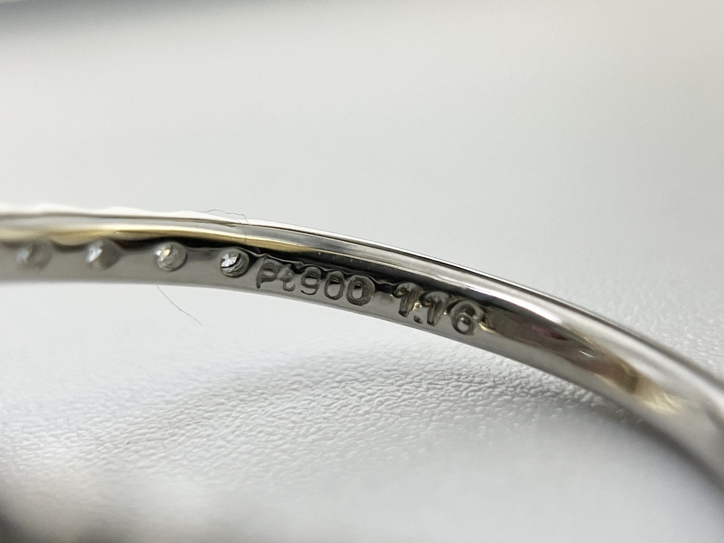 サファイア 1.16ct 非加熱 NoHeat GIA鑑別書 D0.45ct PT900 4.1g 指輪 （JP13号） サイズ直し無料 7793S