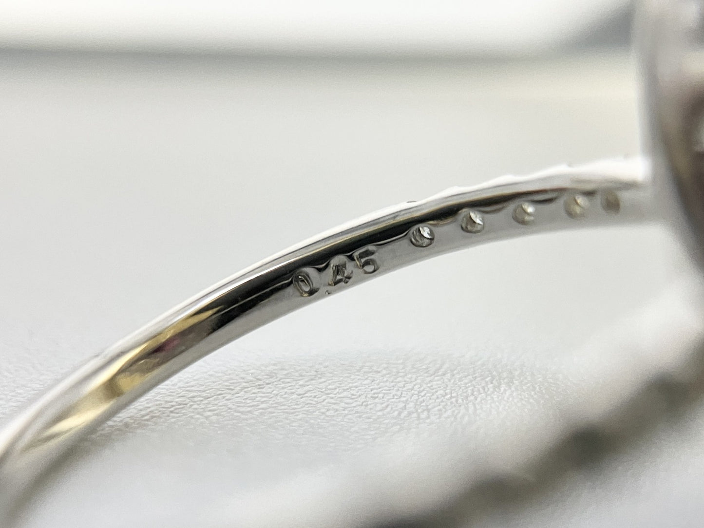 サファイア 1.16ct 非加熱 NoHeat GIA鑑別書 D0.45ct PT900 4.1g 指輪 （JP13号） サイズ直し無料 7793S