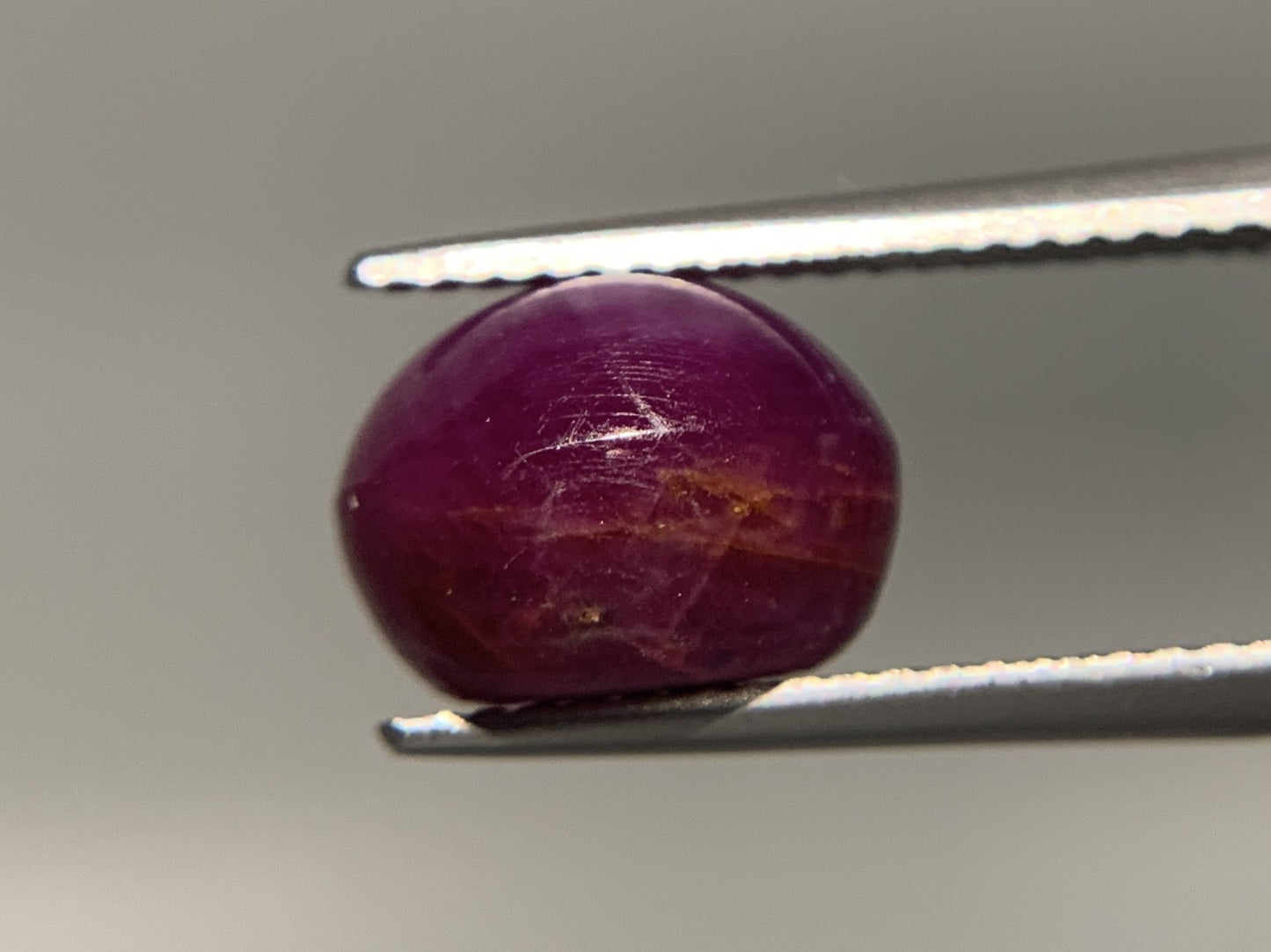 スタールビー 天然 7.194ct 宝石ソーティング付き 10.3㎜×8.3㎜×7.6㎜ ルース（ 裸石 ） 6153Y