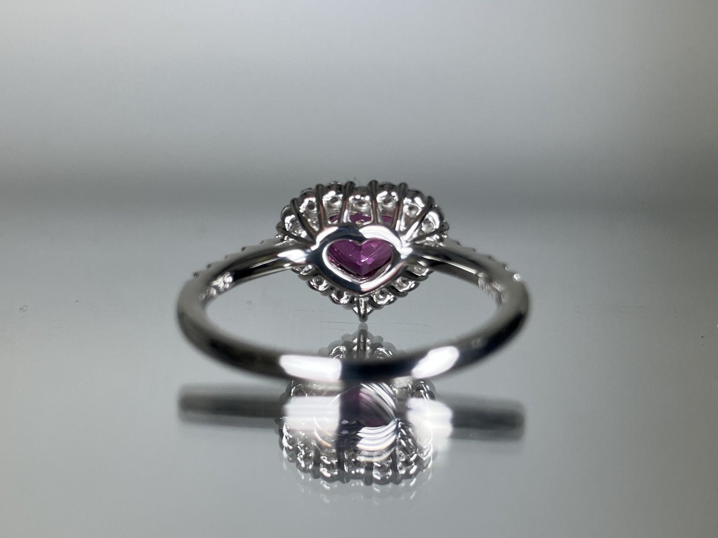 ルビー 1.24ct 非加熱 NoHeat GIA鑑別書 D0.42ct PT900 4.6g 指輪 （JP12号） サイズ直し無料 8096S