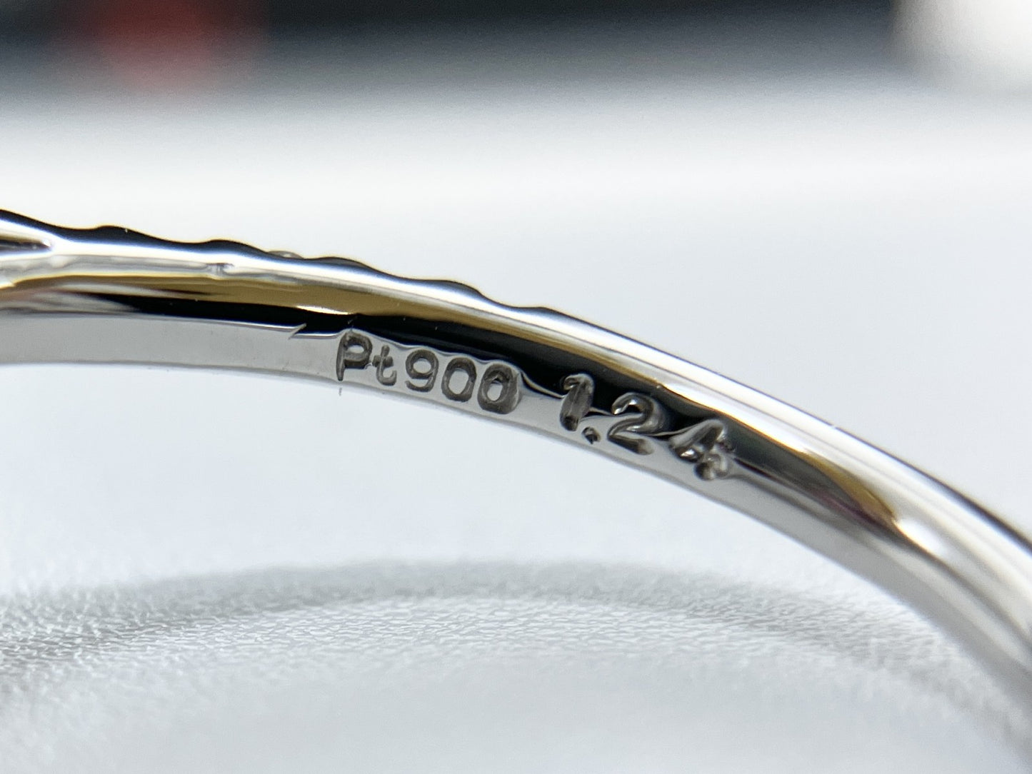 ルビー 1.24ct 非加熱 NoHeat GIA鑑別書 D0.42ct PT900 4.6g 指輪 （JP12号） サイズ直し無料 8096S