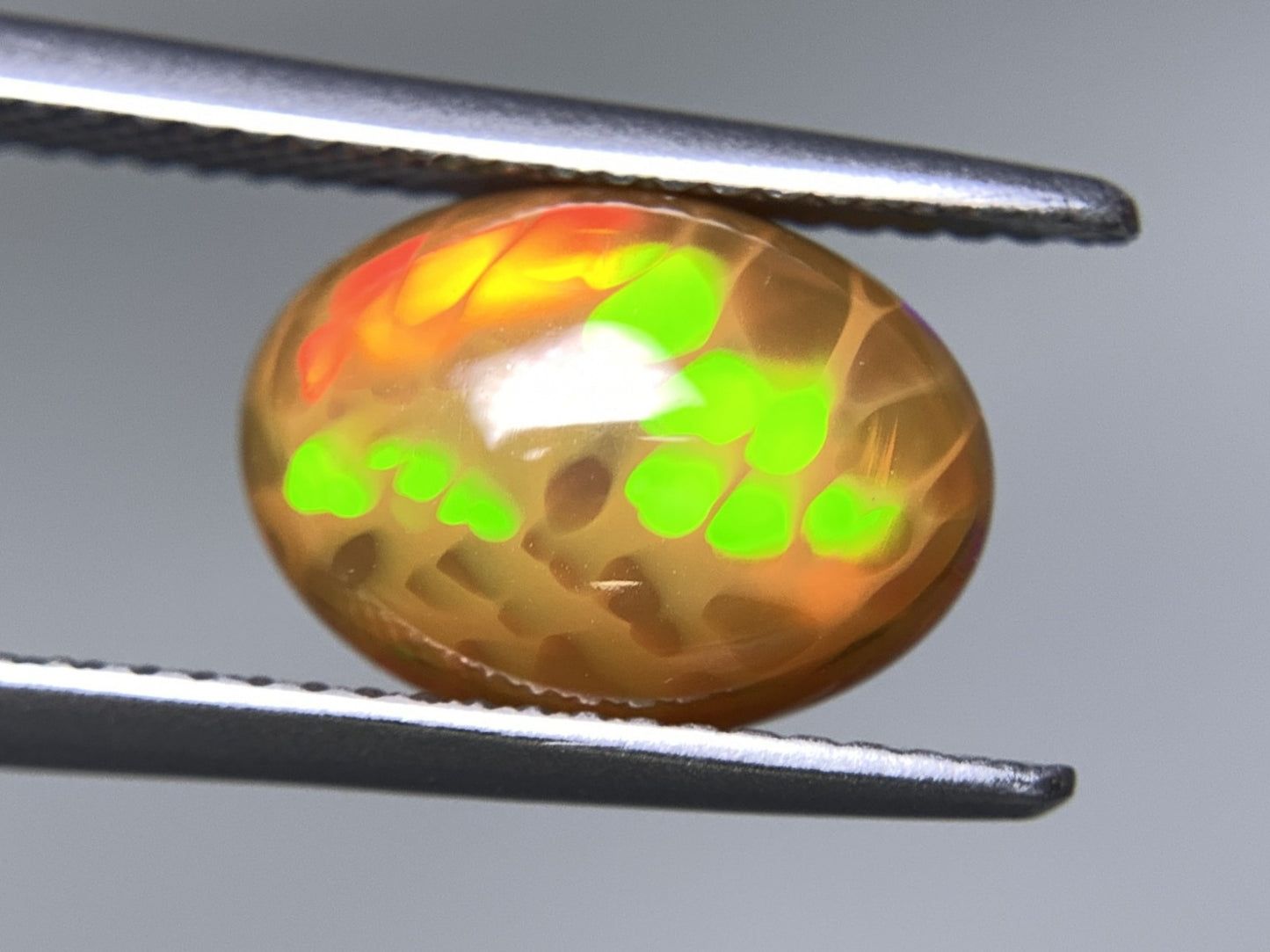 ハニカムオパール 2.474ct 宝石ソーティング付き  11.8㎜×8.7㎜×4.8㎜  ルース（ 裸石 ） 2641Y