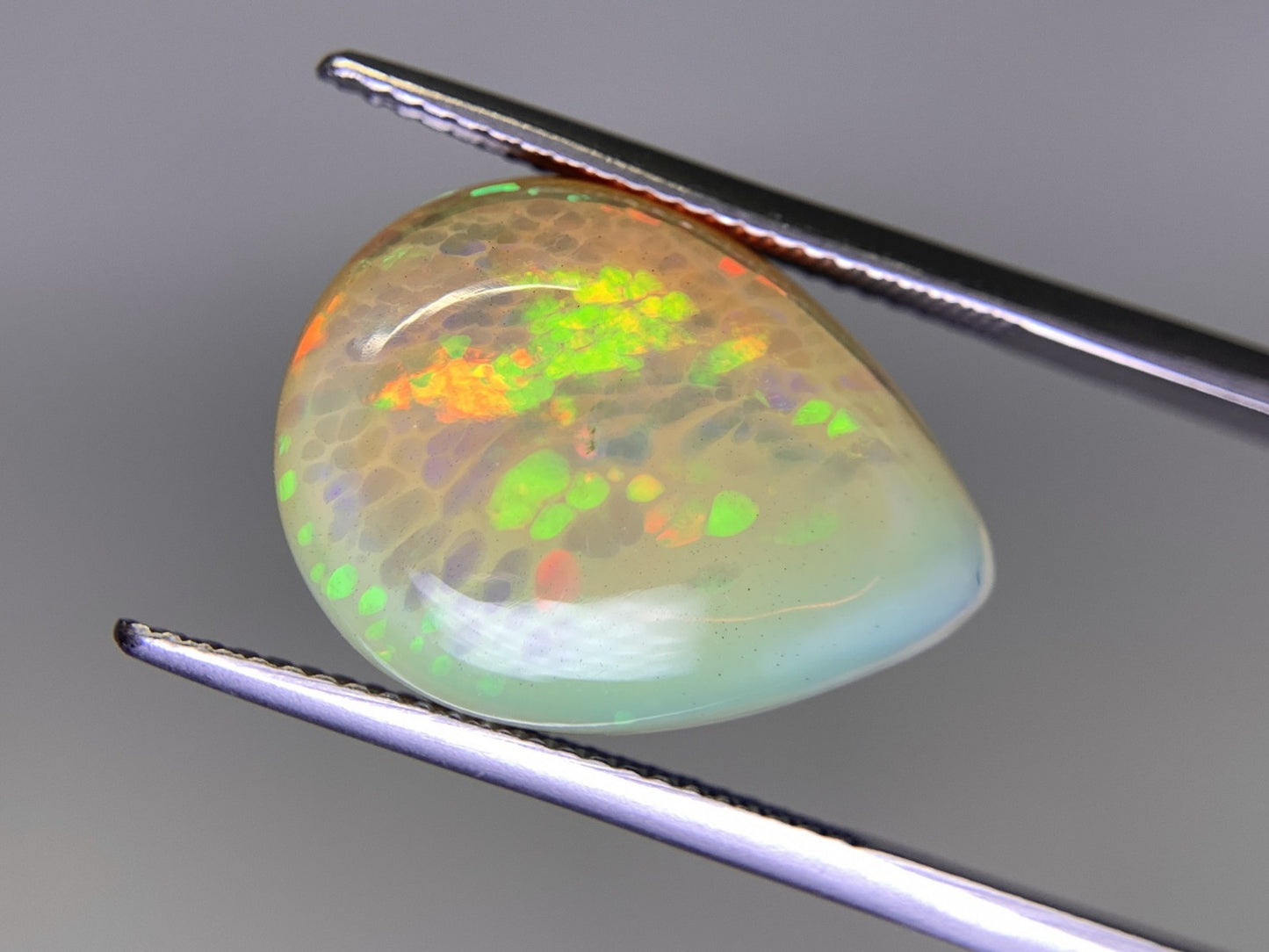 ハニカムオパール 8.107ct 宝石ソーティング付き  19.4㎜×14.6㎜×6.2㎜  ルース（ 裸石 ） 2638Y
