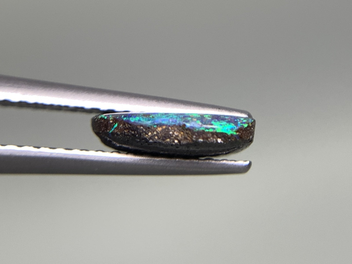 ボルダーオパール 天然  1.181ct  宝石ソーティング付き  8.8㎜×7.3㎜×2.1㎜  ルース（ 裸石 ）  5338Y