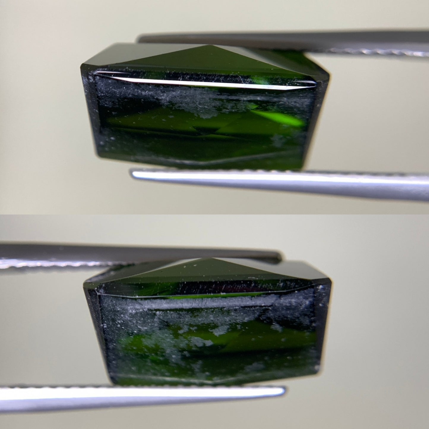 グリーントルマリン 11.281ct 宝石ソーティング付き  14.7㎜×11.1㎜×7.8㎜  ルース（ 裸石 ） 3074Y