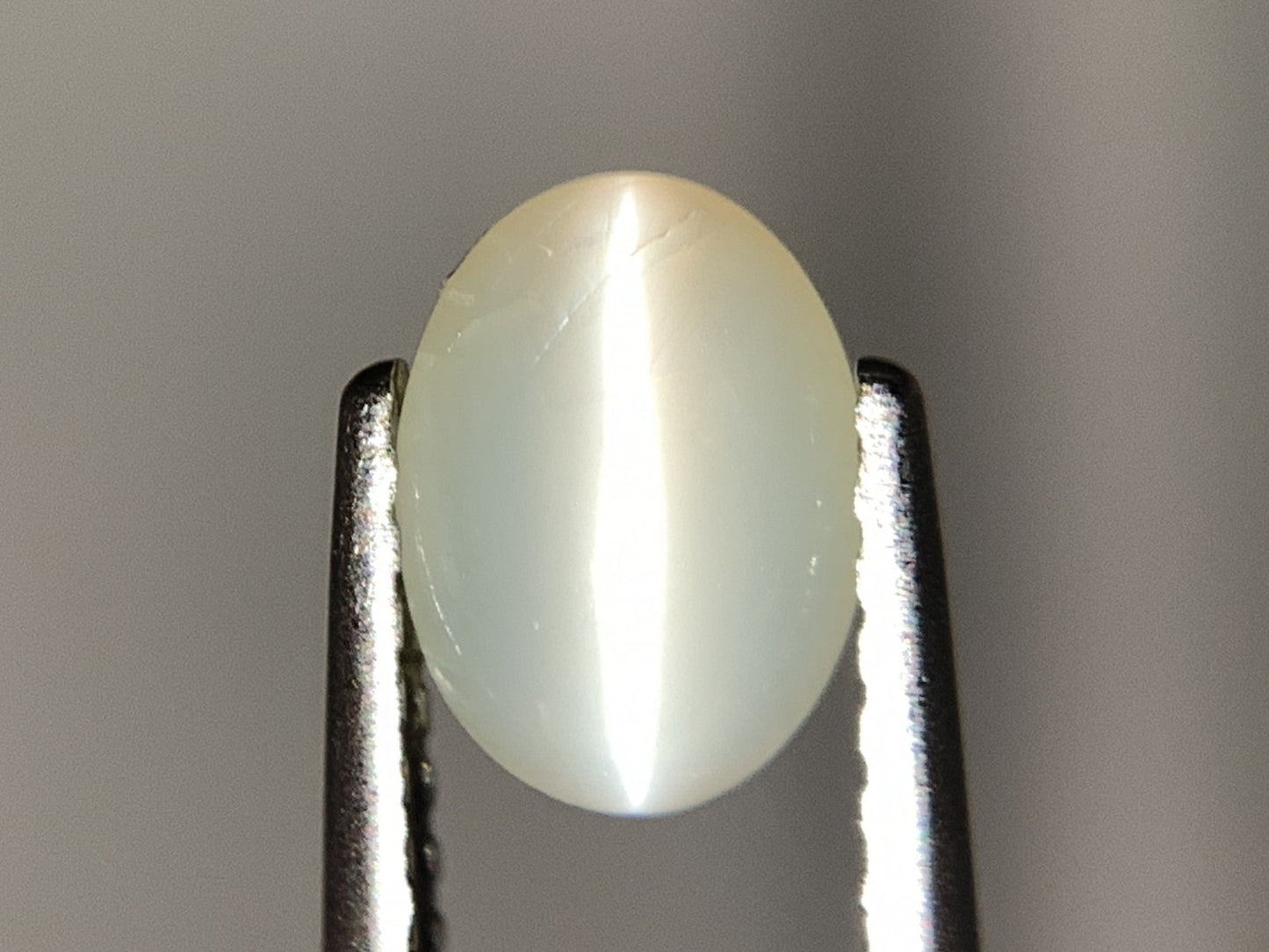 クリソベリルキャッツアイ 天然 1.145ct 宝石ソーティング付き 7.0㎜×5.2㎜×3.2㎜ ルース（ 裸石 ） 8151Y