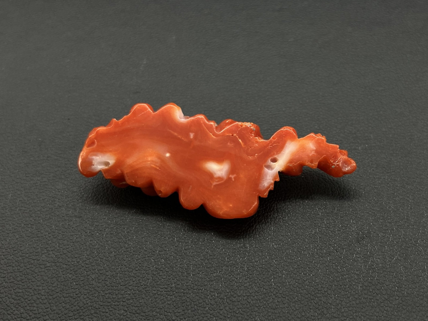 赤珊瑚 天然 36.74ct 宝石ソーティング付き 52.4㎜×20.3㎜×8.5㎜ ルース（ 裸石 ） 8696S