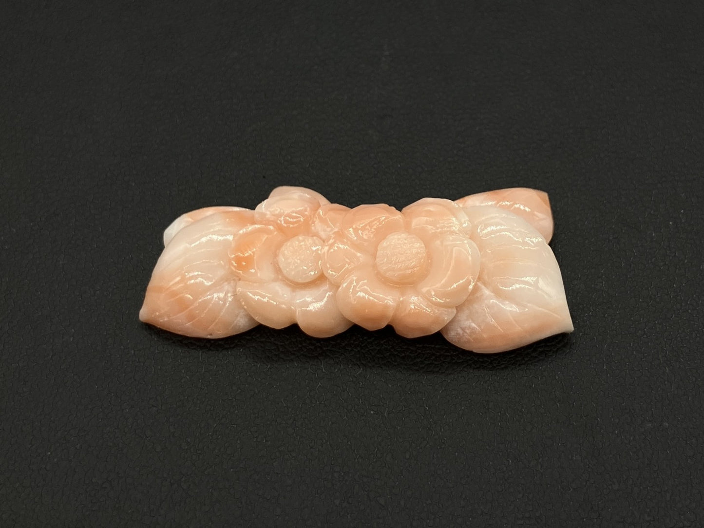 珊瑚　さんご 天然 38.35ct 宝石ソーティング付き 18.3㎜×43.0㎜×8.6㎜ ルース（ 裸石 ） 8692S