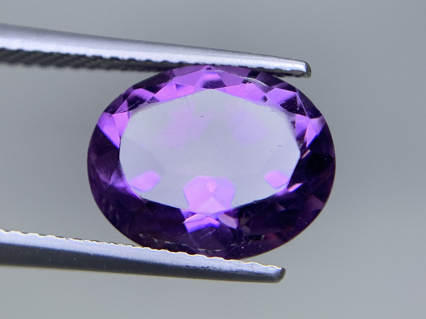アメシスト 天然  4.353ct  宝石ソーティング付き  11.8㎜×9.9㎜×6.7㎜ ルース（ 裸石 ）  6314Y