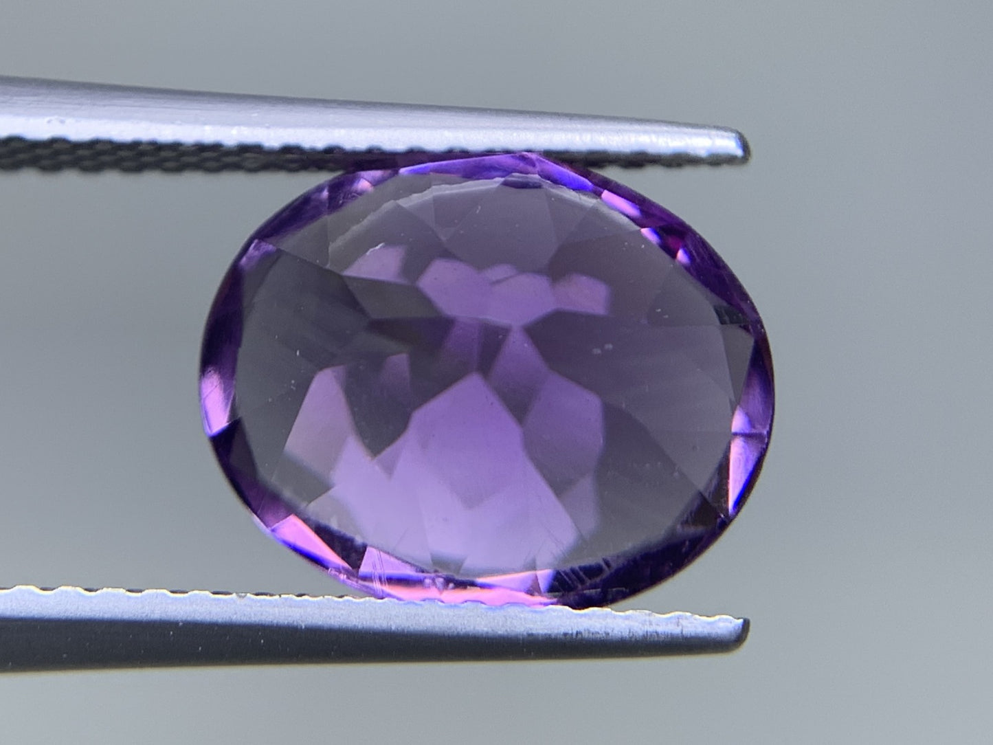 アメシスト 天然  4.353ct  宝石ソーティング付き  11.8㎜×9.9㎜×6.7㎜ ルース（ 裸石 ）  6314Y