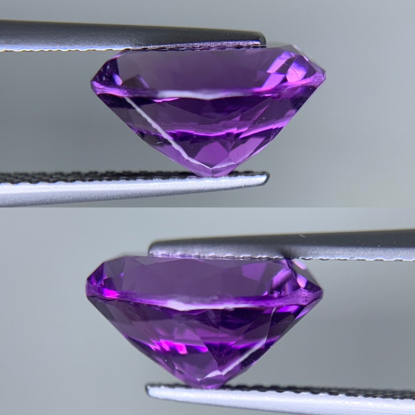 アメシスト 天然  4.353ct  宝石ソーティング付き  11.8㎜×9.9㎜×6.7㎜ ルース（ 裸石 ）  6314Y