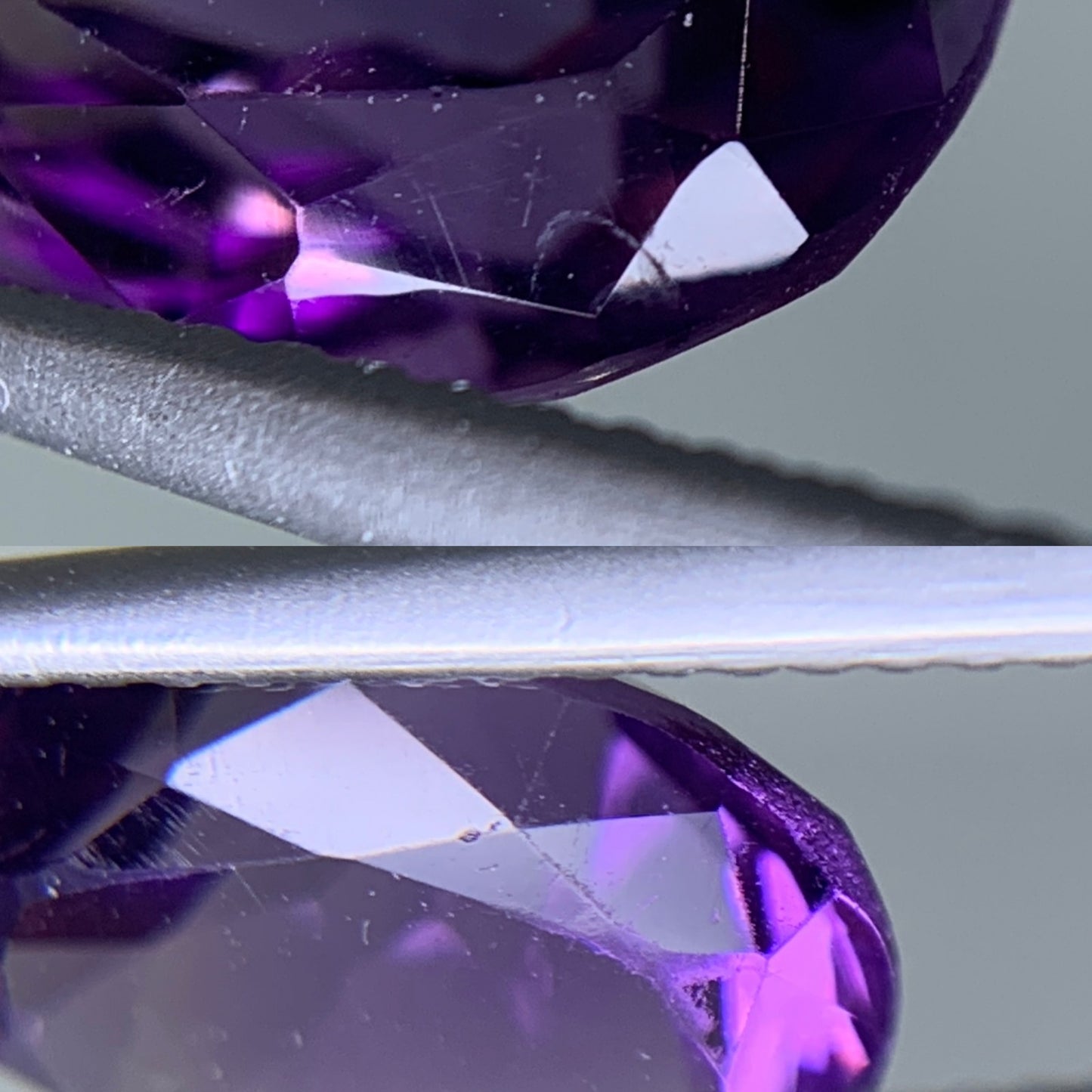 アメシスト 天然  4.353ct  宝石ソーティング付き  11.8㎜×9.9㎜×6.7㎜ ルース（ 裸石 ）  6314Y