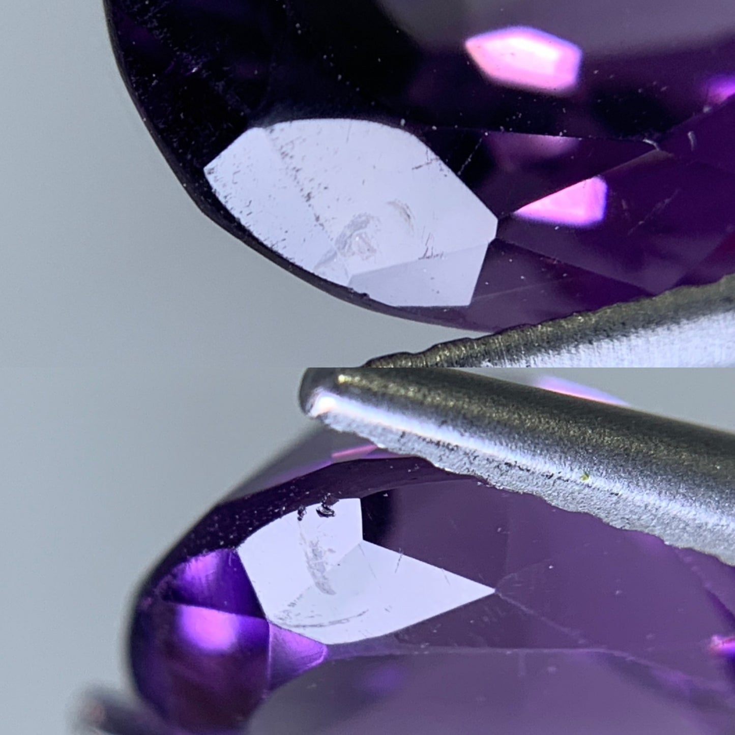 アメシスト 天然  4.353ct  宝石ソーティング付き  11.8㎜×9.9㎜×6.7㎜ ルース（ 裸石 ）  6314Y
