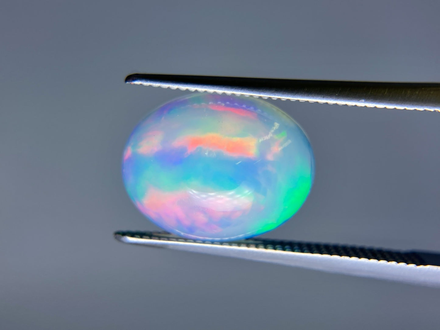 オパール 3.108ct 宝石ソーティング付き 13.0㎜×10.1㎜×4.8㎜ ルース（ 裸石 ） 3482S
