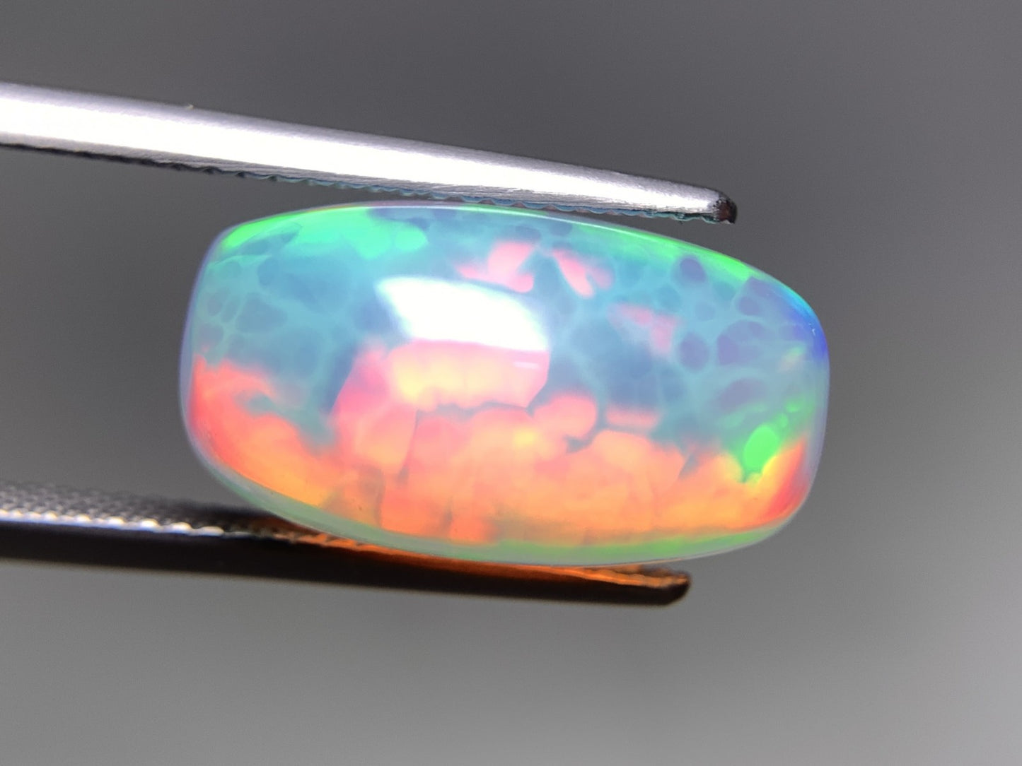 ハニカムオパール 7.731ct 宝石ソーティング付き  17.0㎜×9.5㎜×8.1㎜  ルース（ 裸石 ） 2637Y