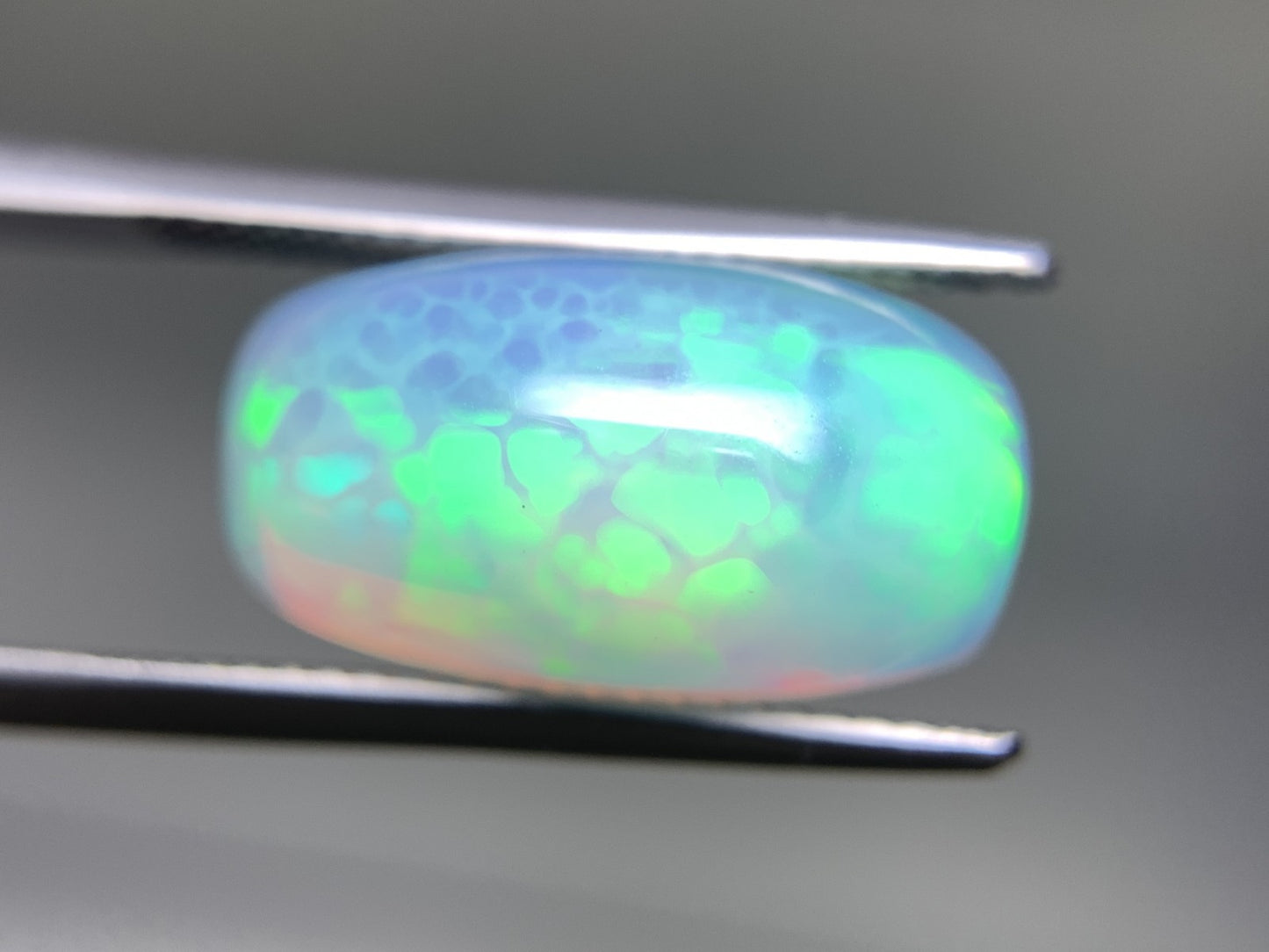 ハニカムオパール 7.731ct 宝石ソーティング付き  17.0㎜×9.5㎜×8.1㎜  ルース（ 裸石 ） 2637Y