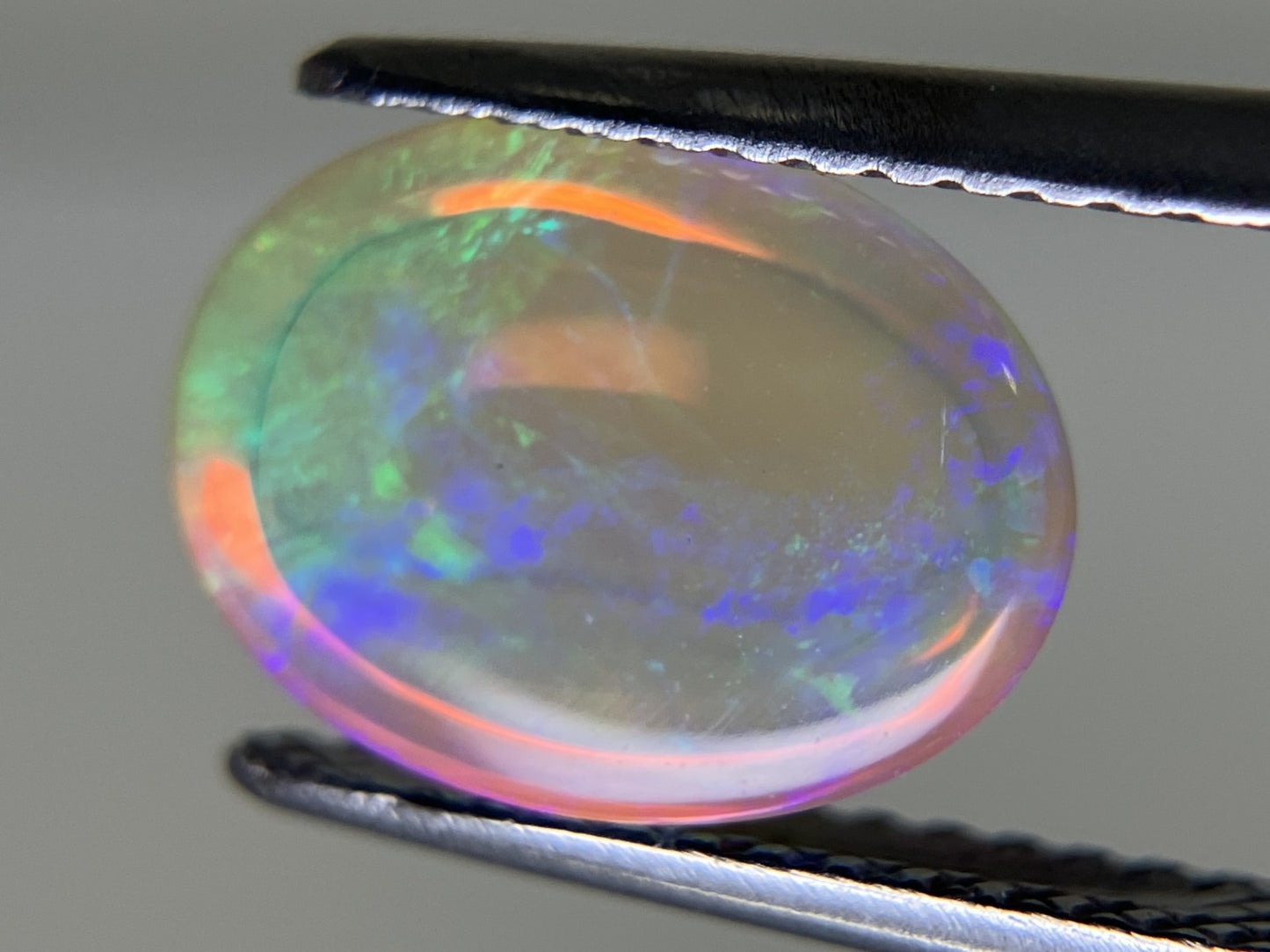 オパール 2.171ct 宝石ソーティング付き 8.1㎜×10.9㎜×4.7㎜ ルース（ 裸石 ） 3502YY