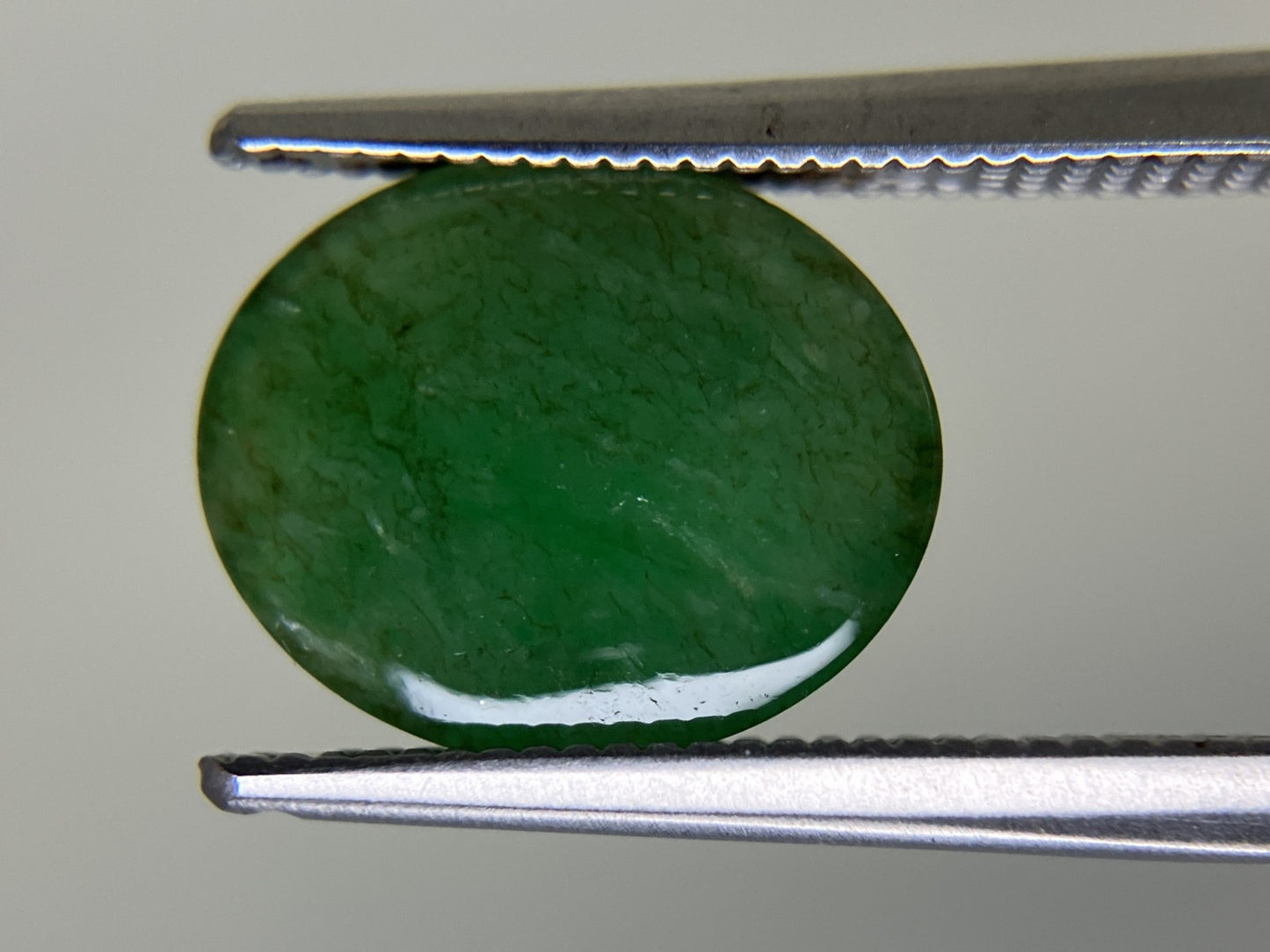 ヒスイ 翡翠 天然 3.1662ct 宝石ソーティング付き 11.0㎜×9.0㎜×3.5㎜ 天然 ルース（ 裸石 ） 5018YY