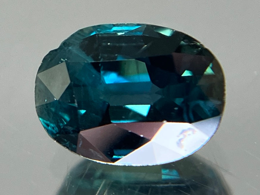 サファイア 天然 1.101ct 宝石ソーティング付き 6.9㎜×5.2㎜×3.1㎜ ルース（ 裸石 ） 8047YY