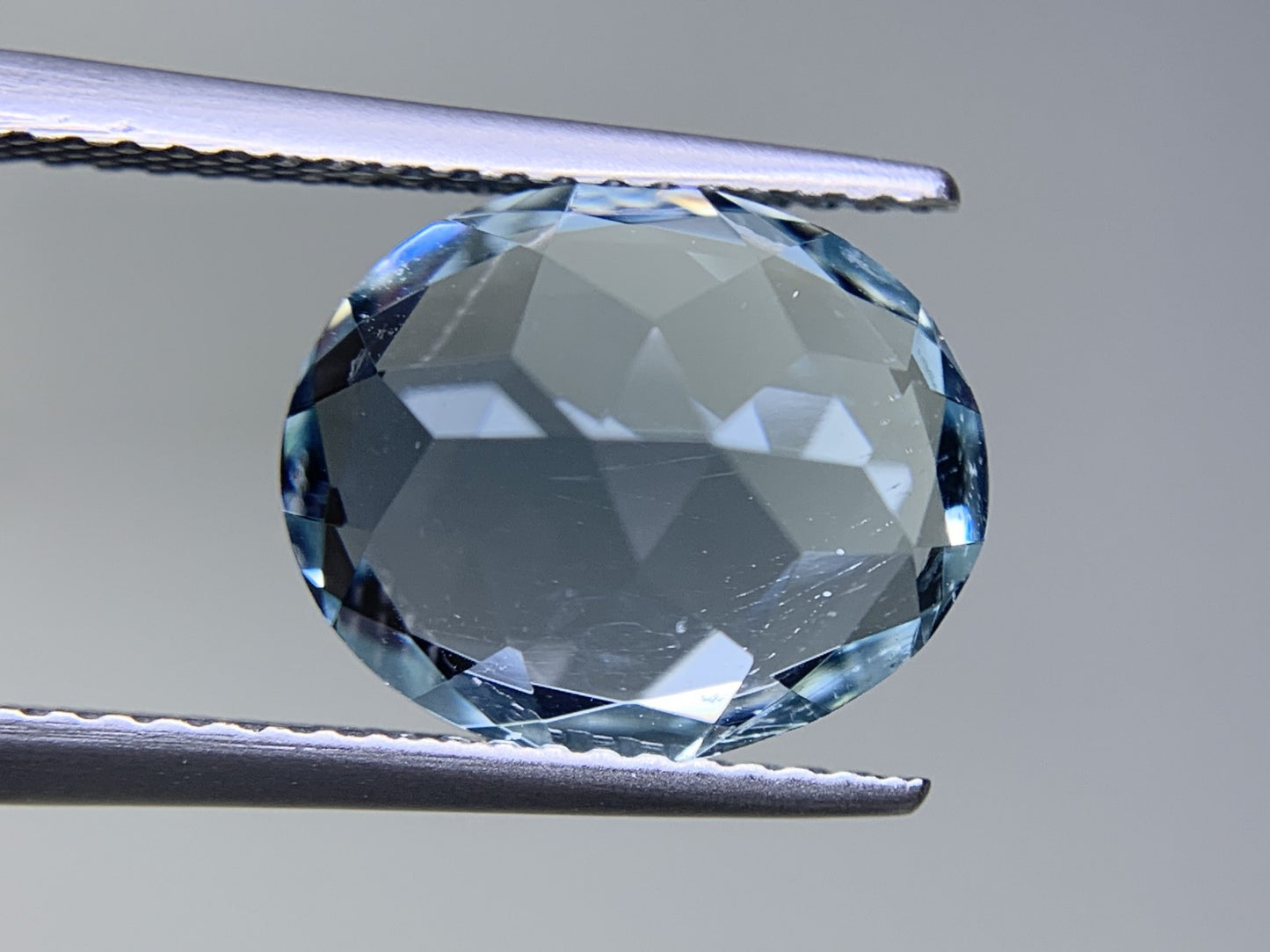 アクアマリン 天然 4.934ct 宝石ソーティング付き 12.0㎜×10.0㎜×7.0㎜ ルース（ 裸石 ） 6322Y