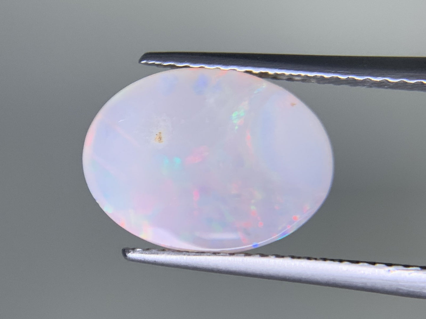 ブラックオパール 天然 2.973ct 宝石ソーティング付き 13.5㎜×10.1㎜×3.5㎜ ルース（ 裸石 ） 6185Y