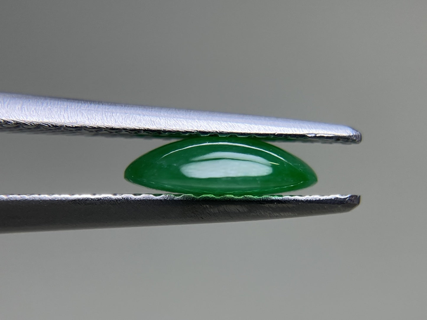 ヒスイ 翡翠  天然  1.188ct  宝石ソーティング付き  8.6㎜×6.4㎜×2.7㎜   天然 ルース（ 裸石 ） 5068YY