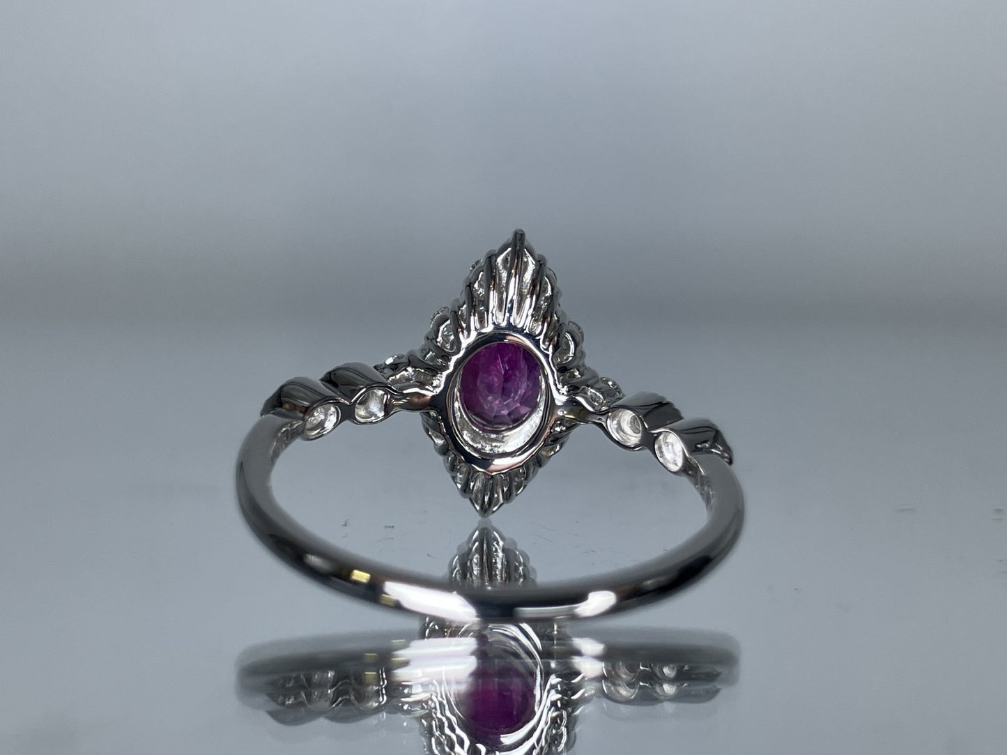ルビー 1.16ct カシミール産 Kashmir 非加熱 No heat GIA鑑別書 D0.31ct PT900 4.0g 指輪 （JP14号） サイズ直し無料 8739S