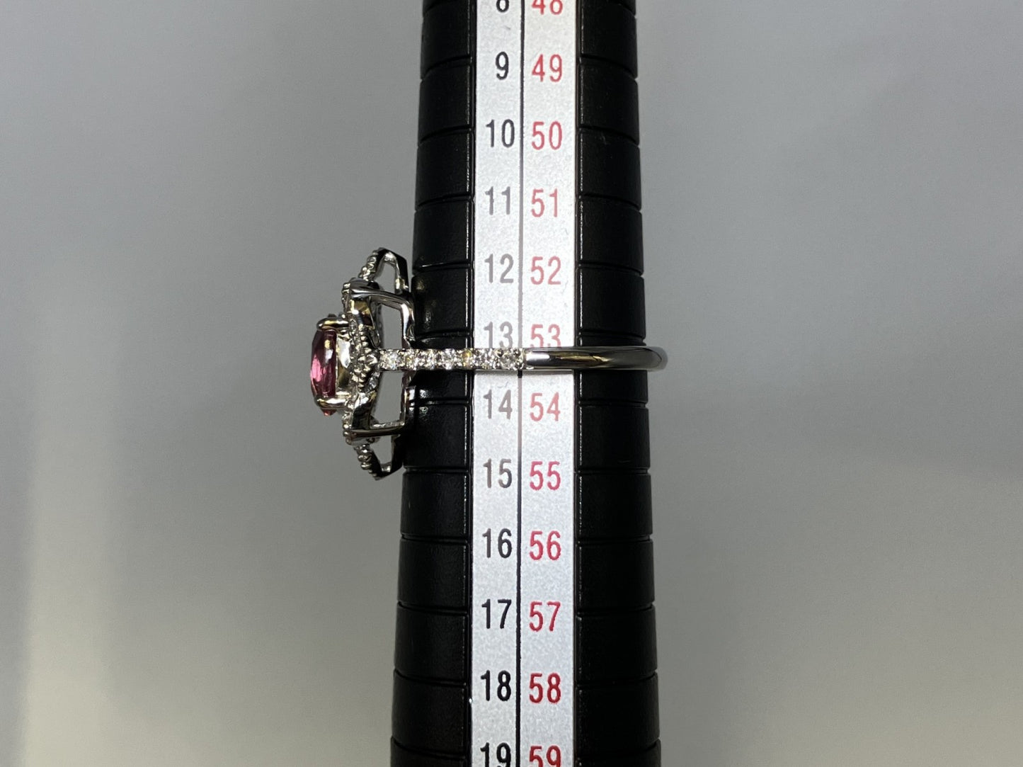 パパラチャサファイア 1.30ct パパラチャ AIGS鑑別書 D0.30ct PT900 5.1g 指輪 （JP13.5号） サイズ直し無料 8570S