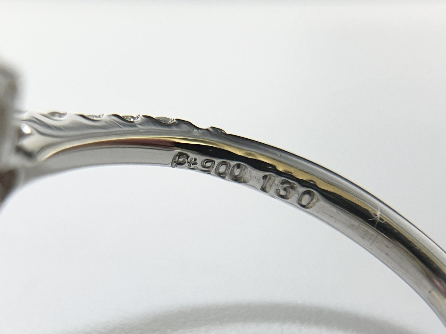 パパラチャサファイア 1.30ct パパラチャ AIGS鑑別書 D0.30ct PT900 5.1g 指輪 （JP13.5号） サイズ直し無料 8570S