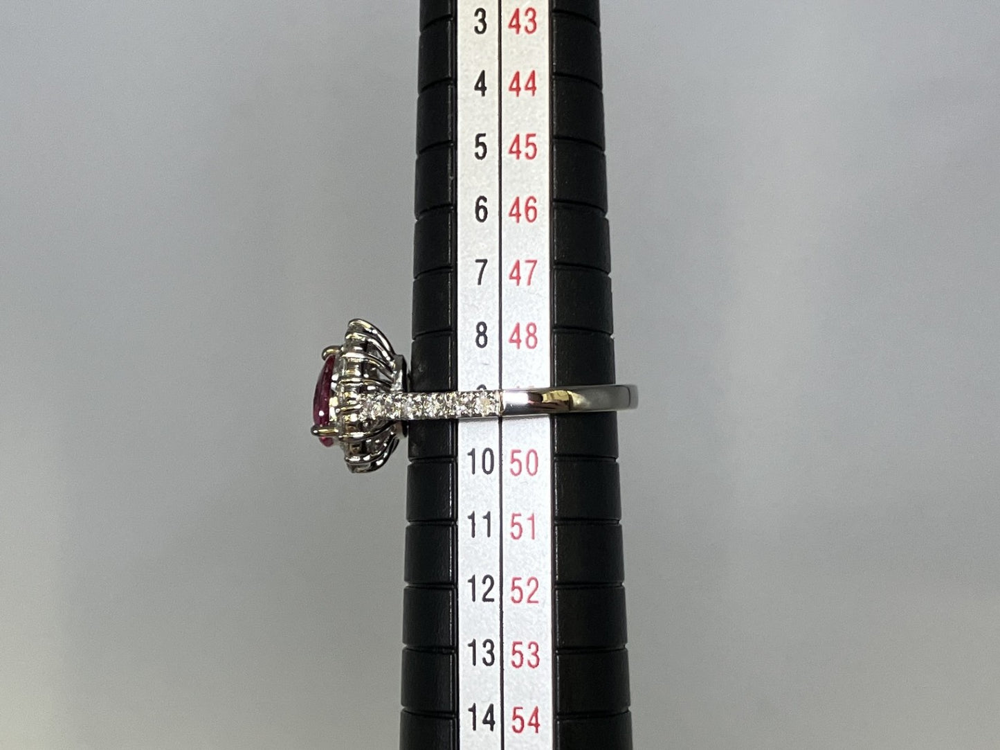 ルビー 1.03ct 非加熱 No heat GIA鑑別書 D0.70ct PT900 5.4g 指輪 （JP9号） サイズ直し無料 8396